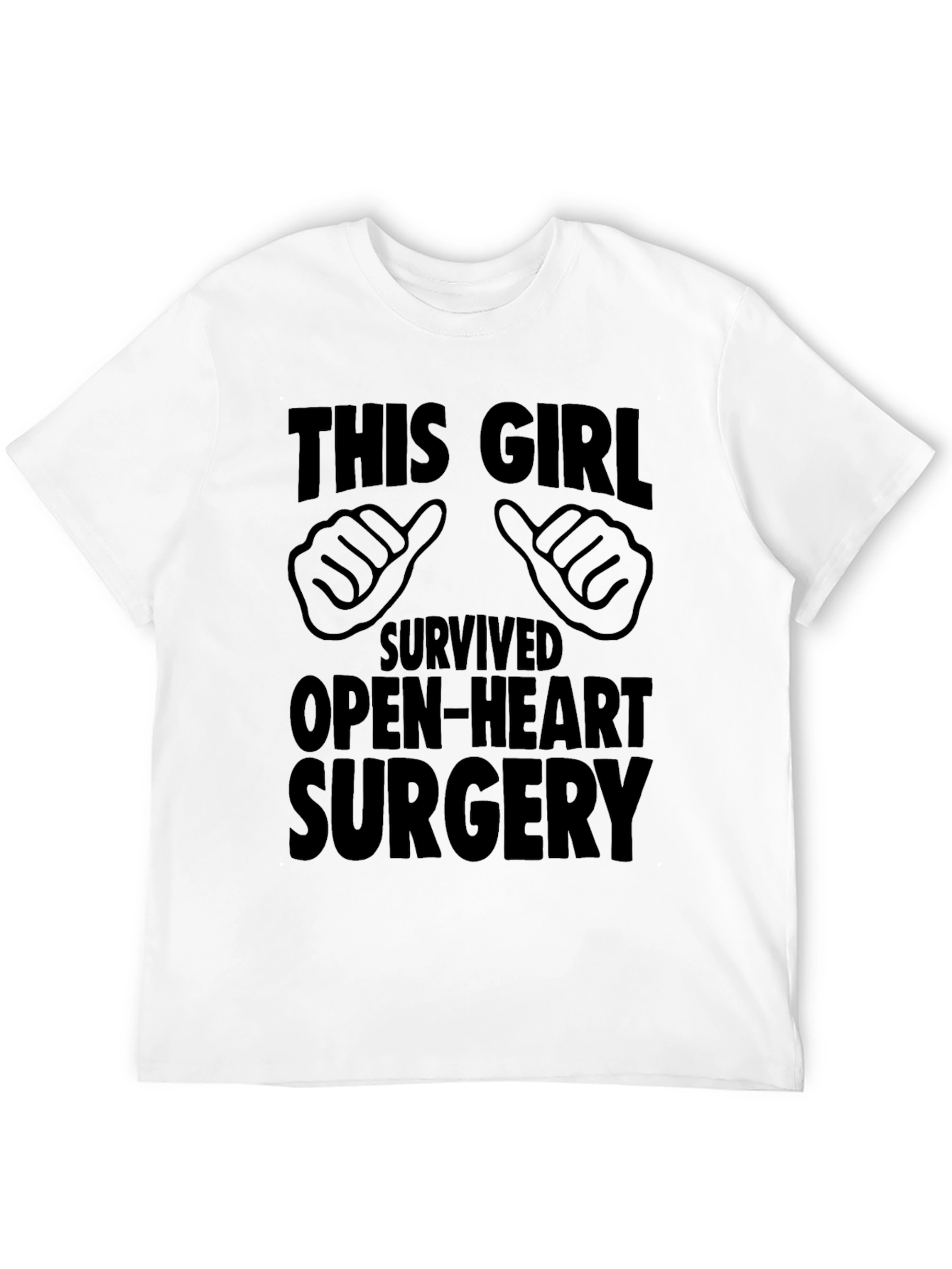 Open-Heart Surgery Survivor T-Shirt - This Girl