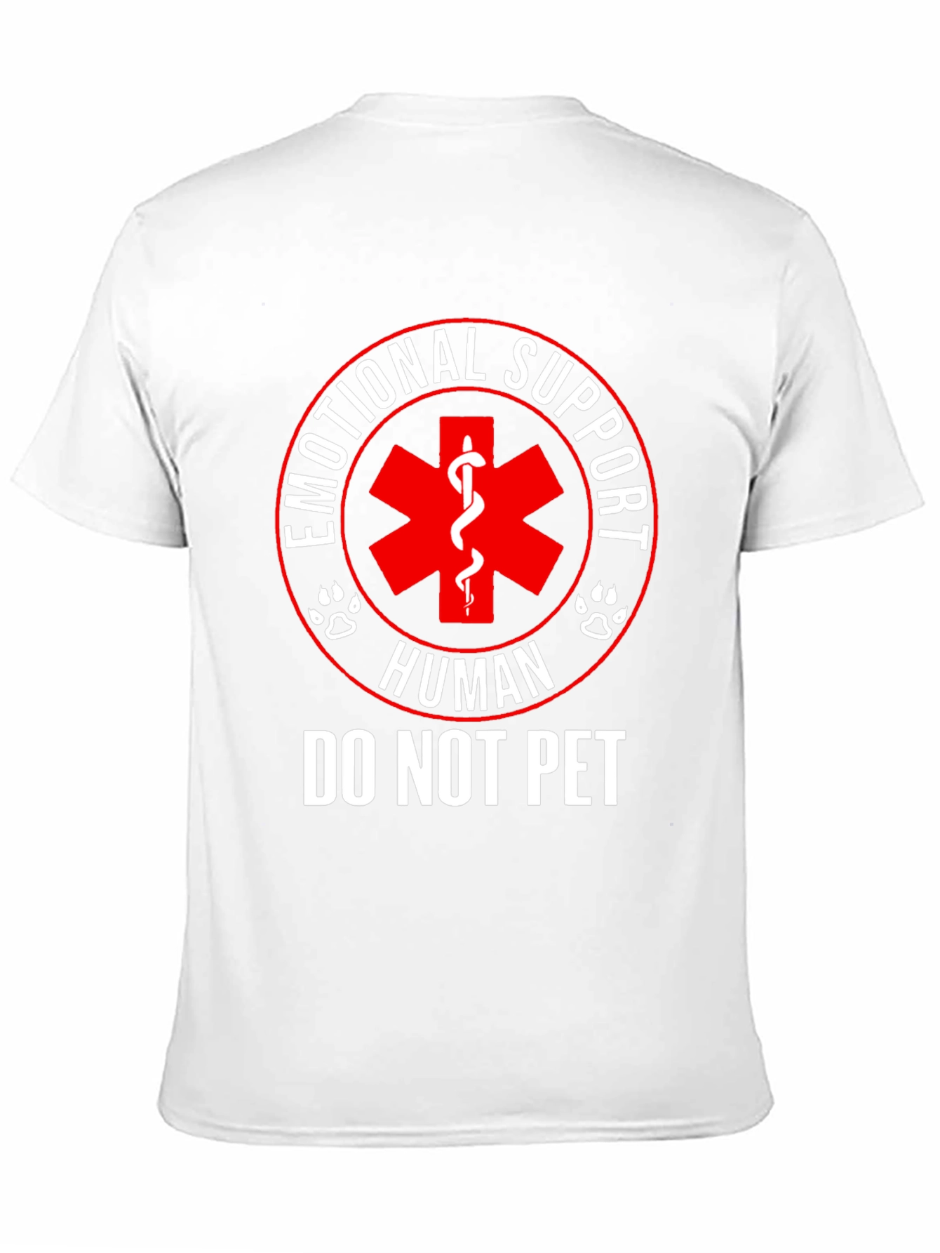 Emotional Support Human T-Shirt - Do Not Pet!