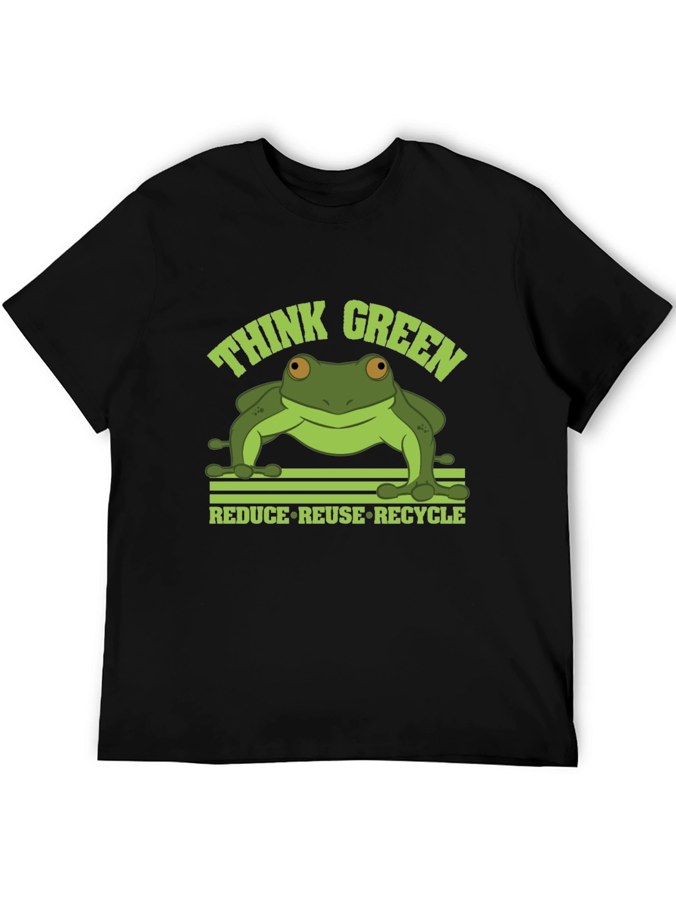 Think Green Frog Graphic T-Shirt