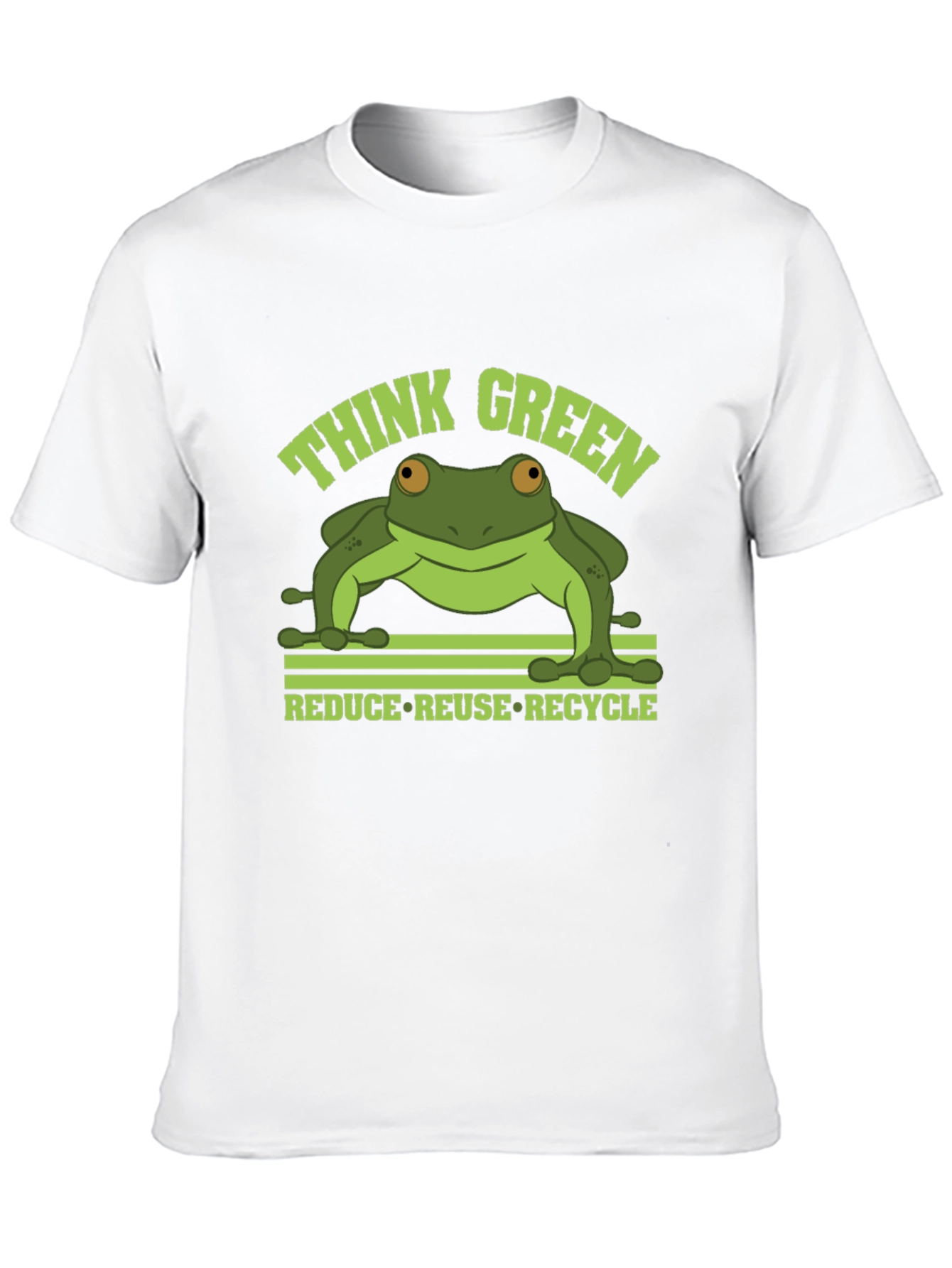 Think Green Frog Graphic T-Shirt
