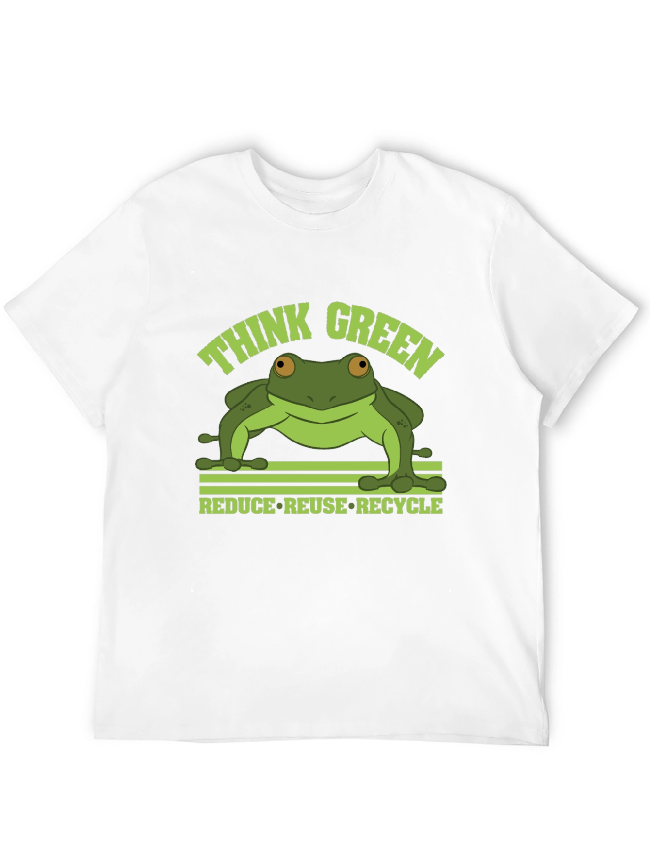 Think Green Frog Graphic T-Shirt