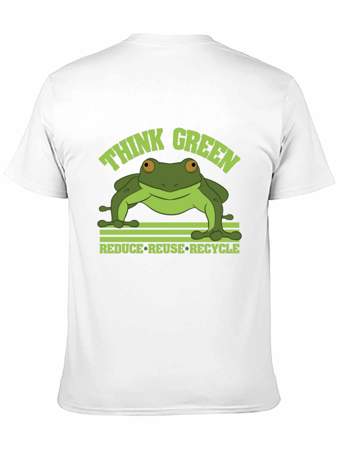 Think Green Frog Graphic T-Shirt
