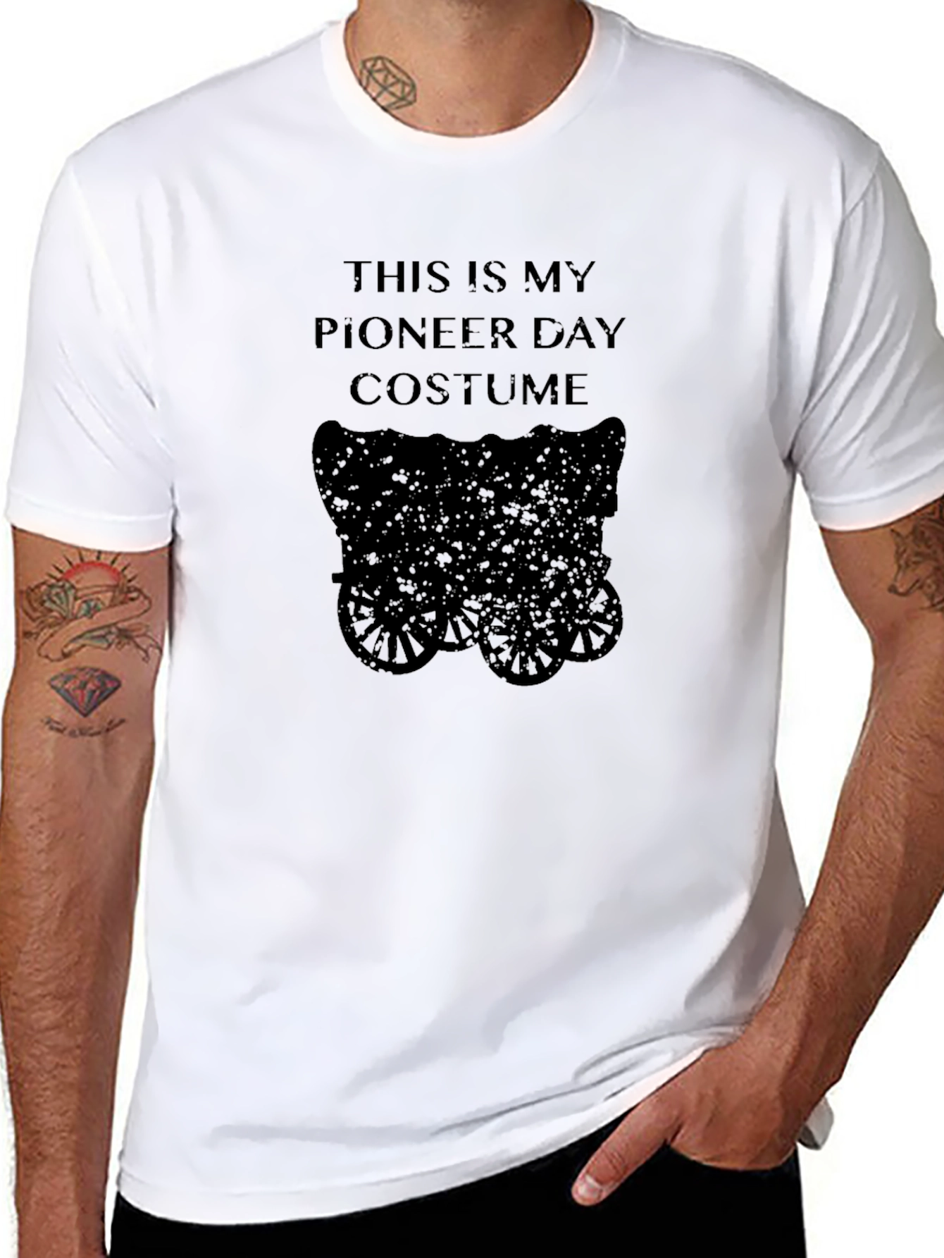 Pioneer Day Costume Graphic T-Shirt