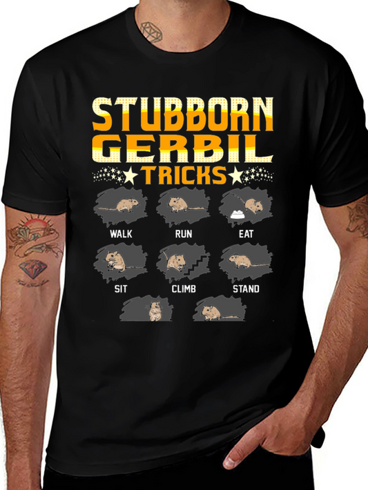 Stubborn Gerbil Tricks Graphic T-Shirt