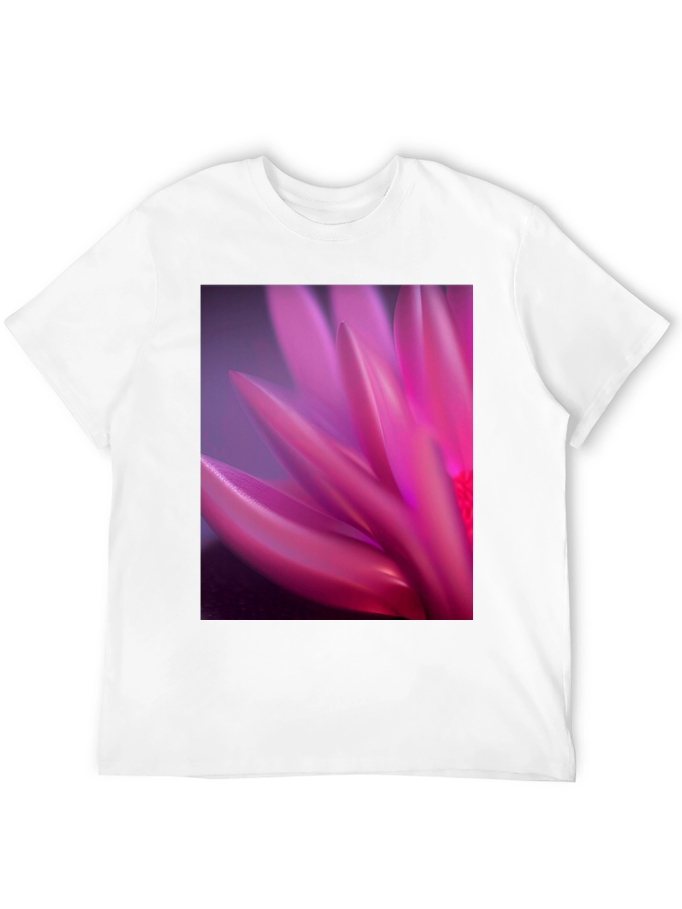 Floral Petal T-Shirt - Black