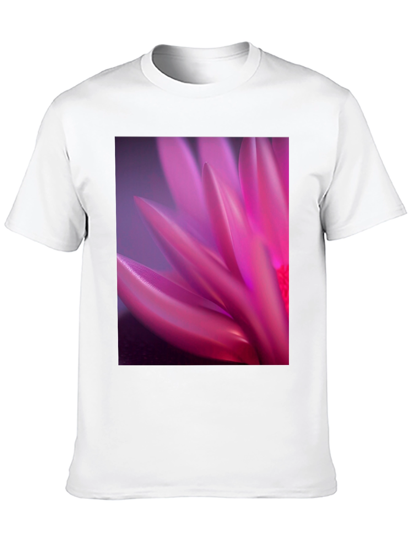 Floral Petal T-Shirt - Black