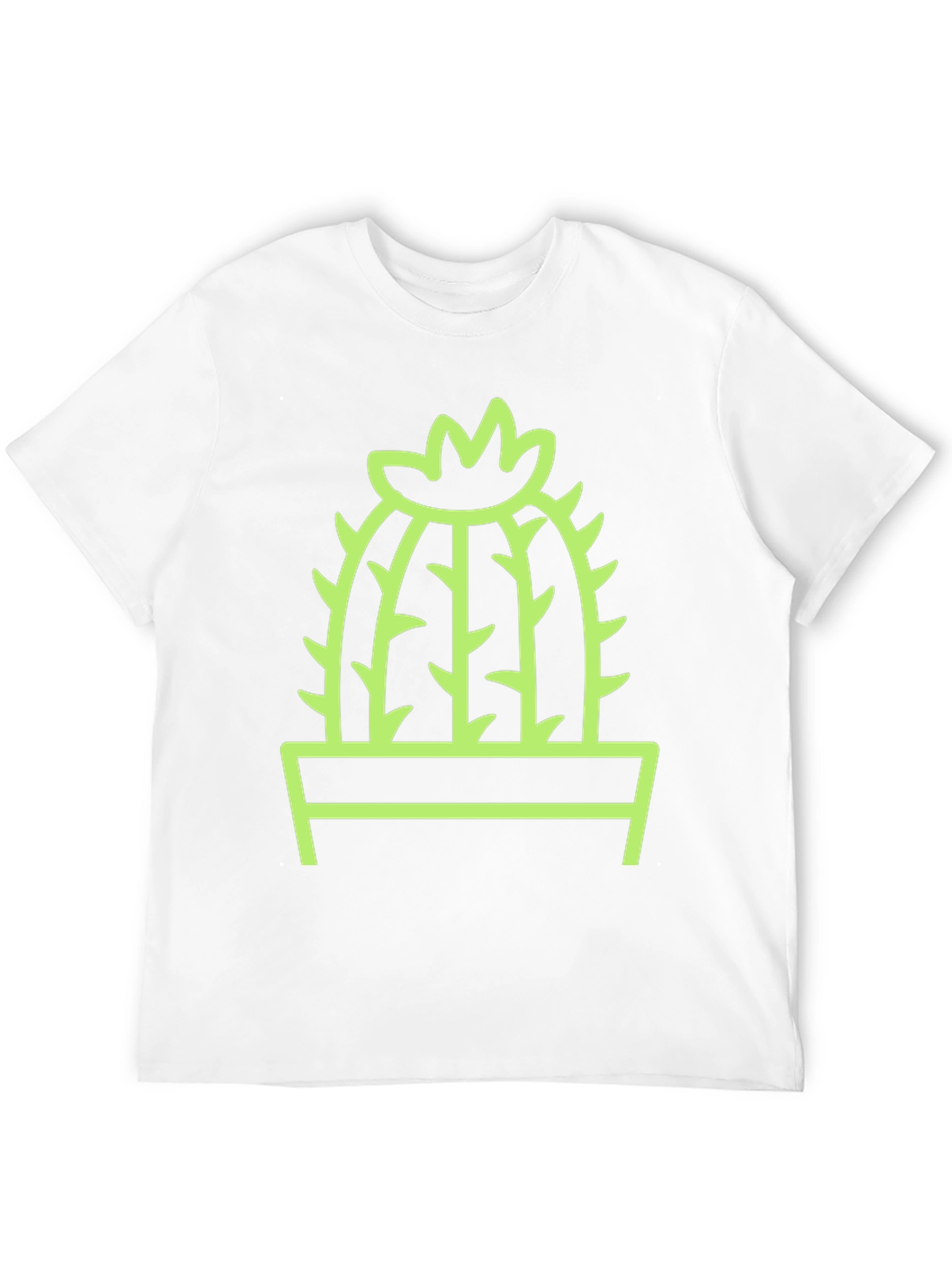 Cactus Graphic Tee - Modern Plant Lover Style