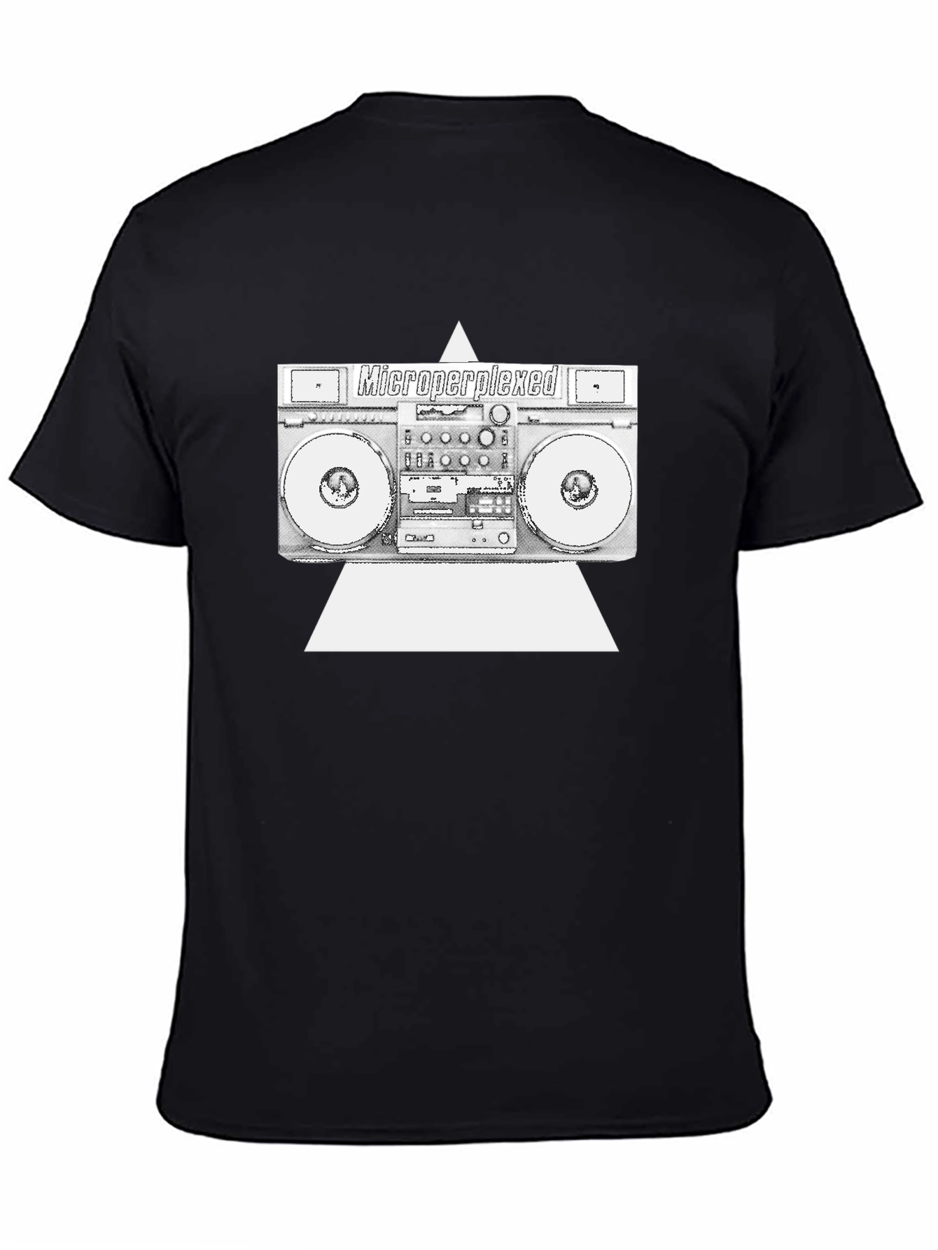 Microperplexed Boombox Graphic Tee - Black