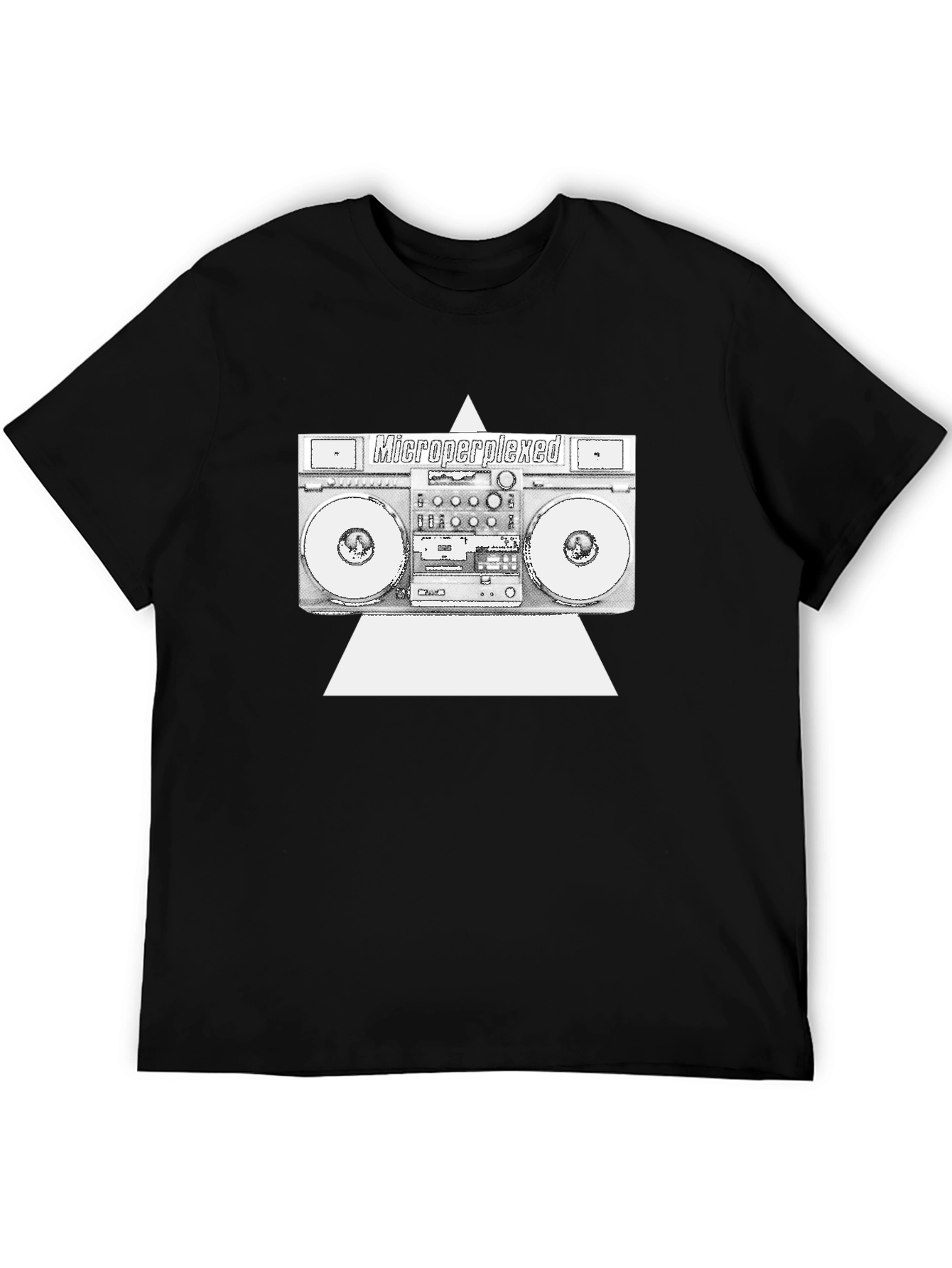 Microperplexed Boombox Graphic Tee - Black