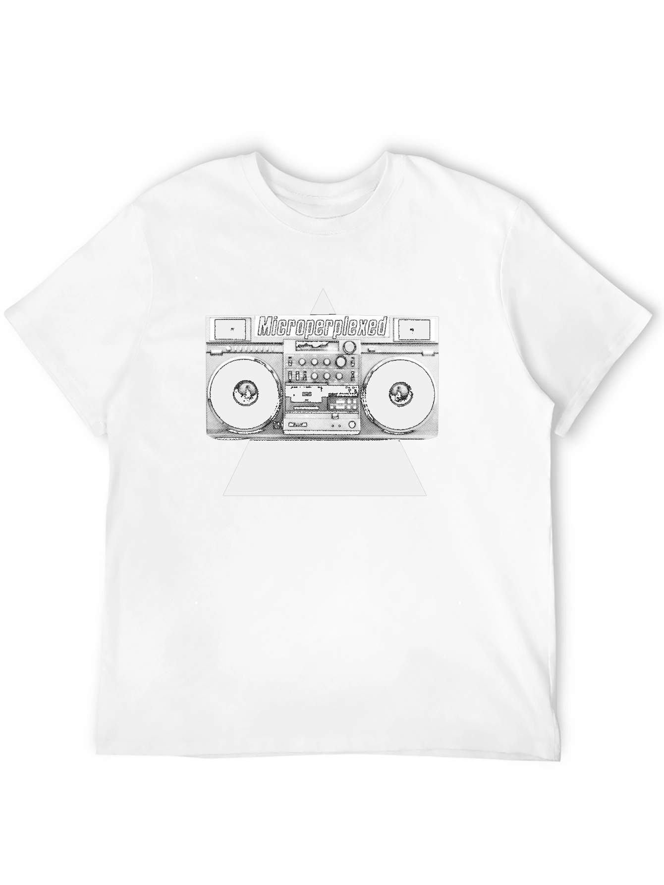 Microperplexed Boombox Graphic Tee - Black