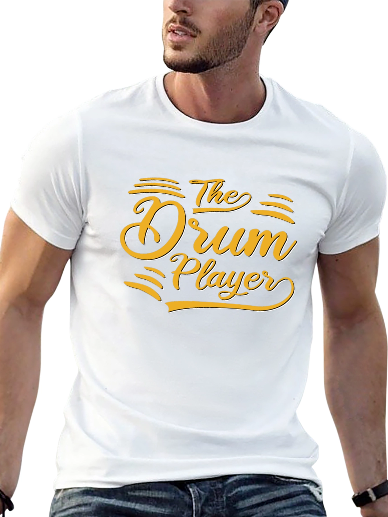 The Drum Player Graphic T-Shirt - Musician Tee