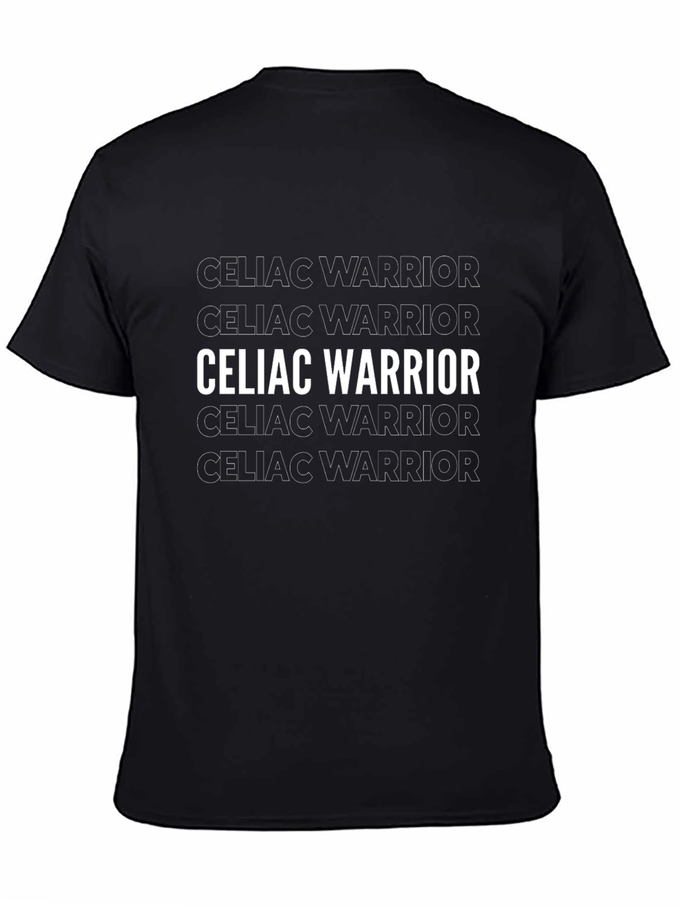 Celiac Warrior Black T-Shirt