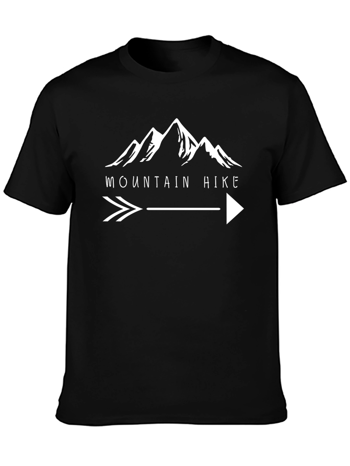 Mountain Hike Arrow Graphic Tee - Black