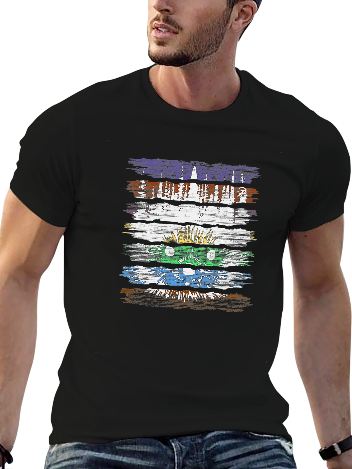 Retro Ninja Turtle Brushstroke T-Shirt