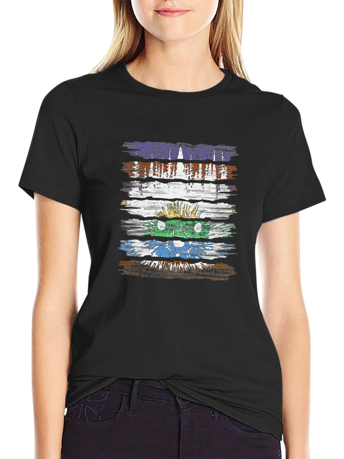 Retro Ninja Turtle Brushstroke T-Shirt