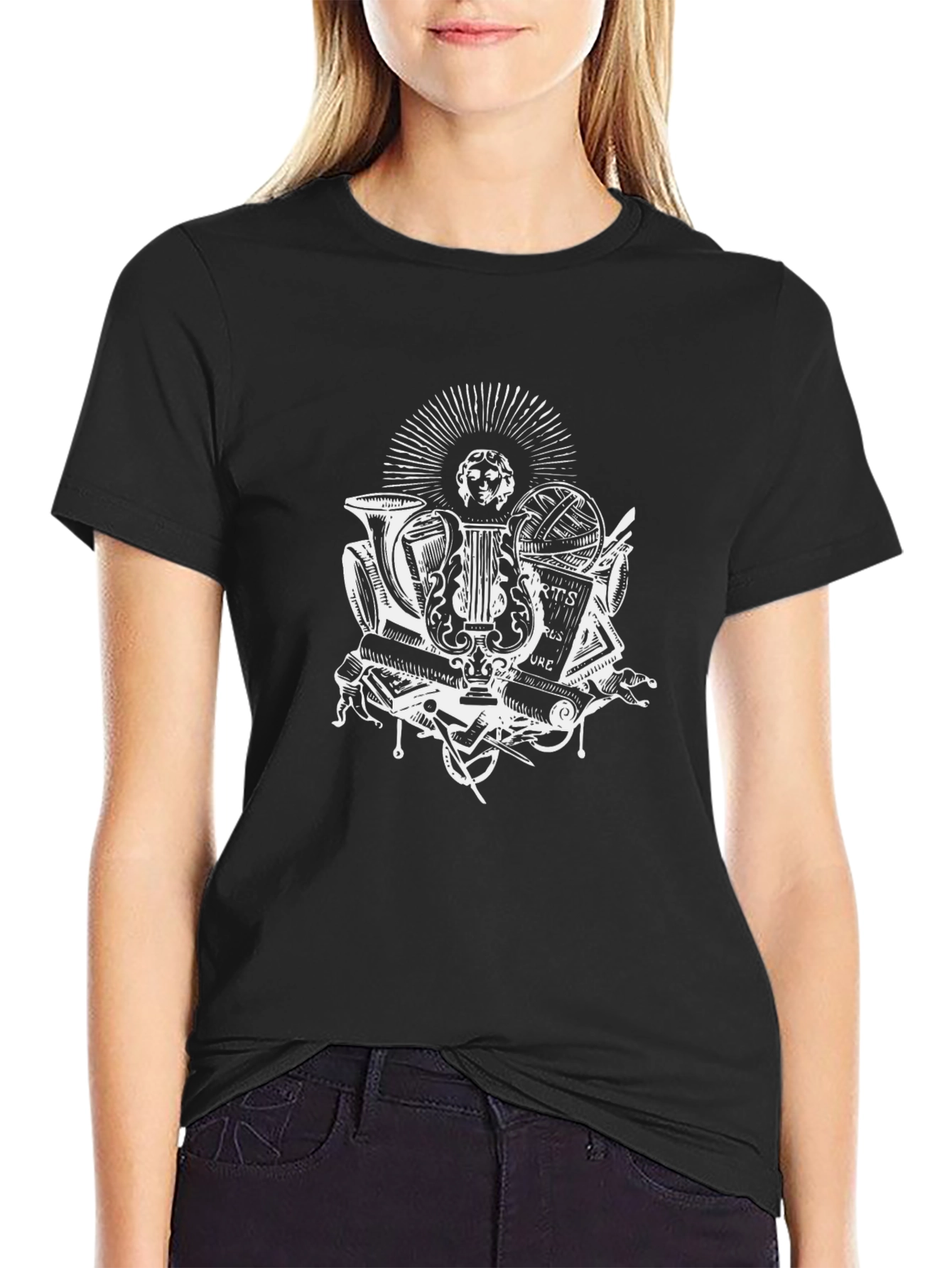 Arts & Culture Graphic Tee - Black