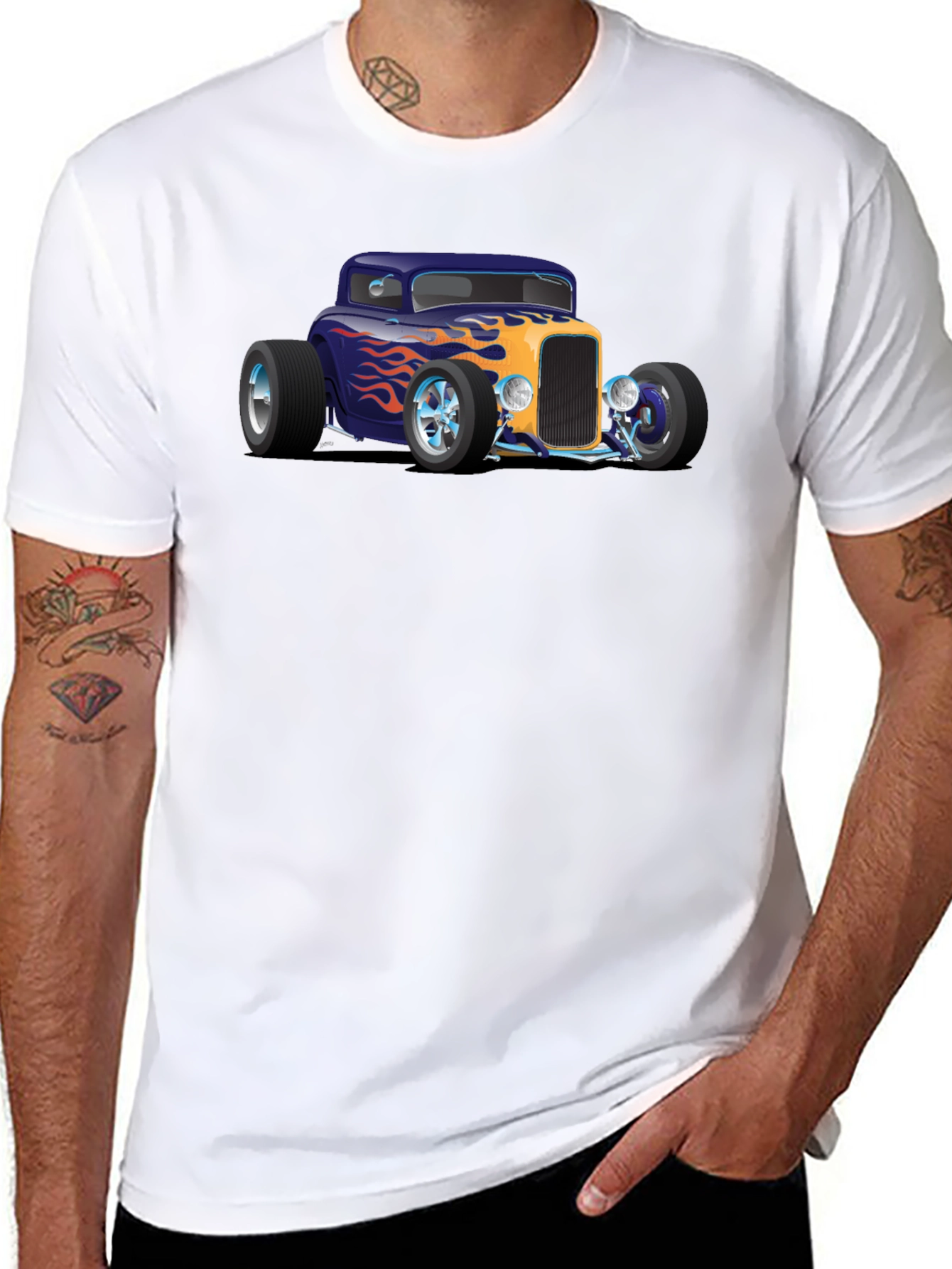 Hot Rod Car T-Shirt - Classic Car Design