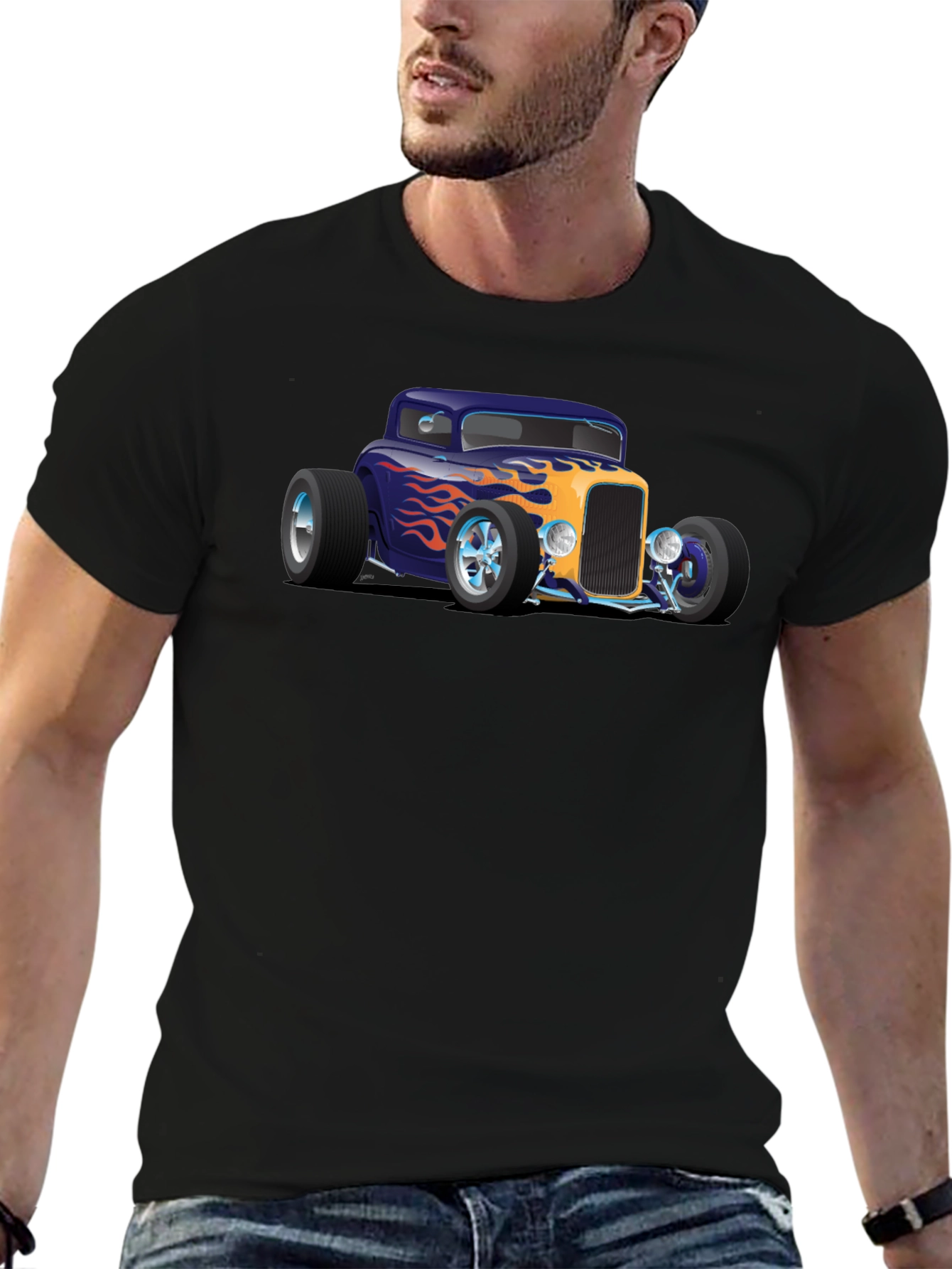 Hot Rod Car T-Shirt - Classic Car Design