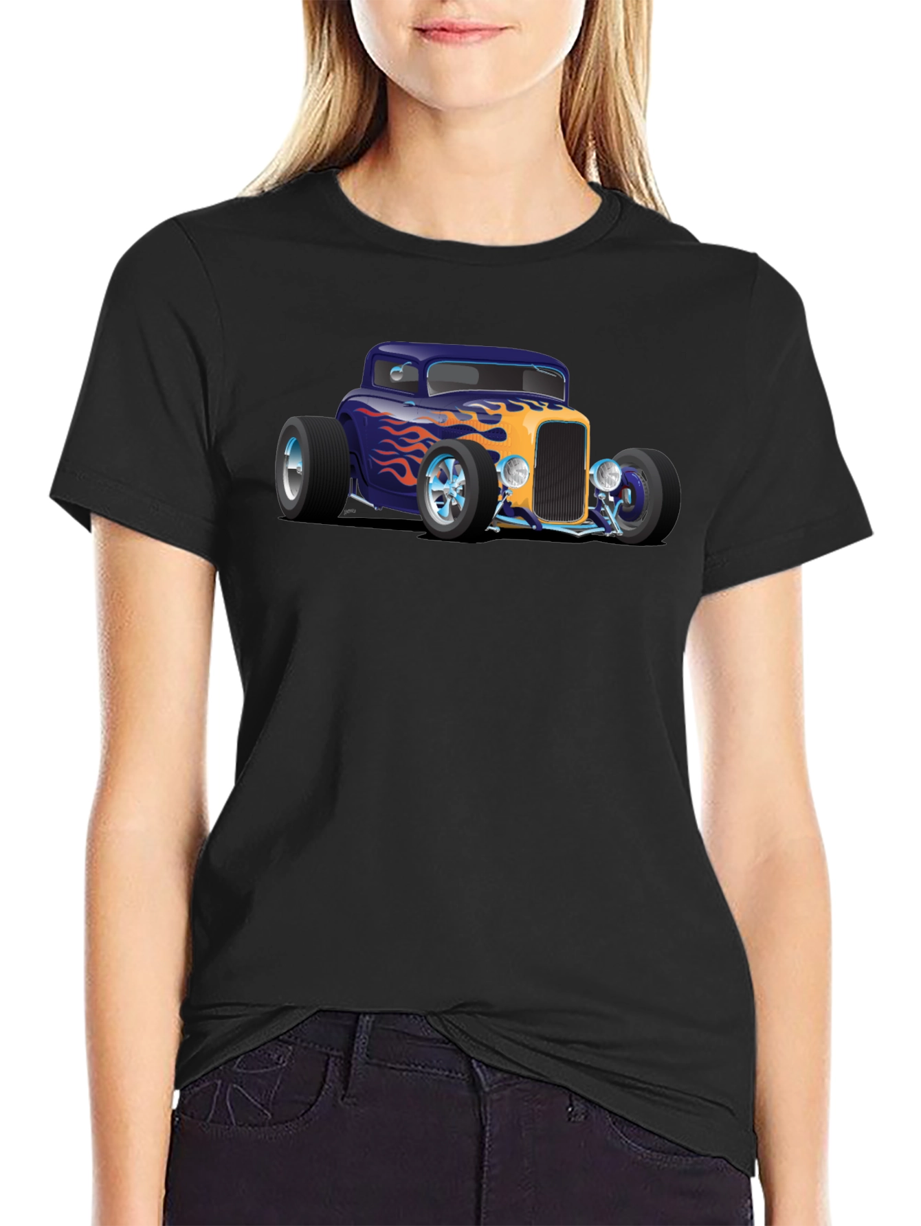 Hot Rod Car T-Shirt - Classic Car Design