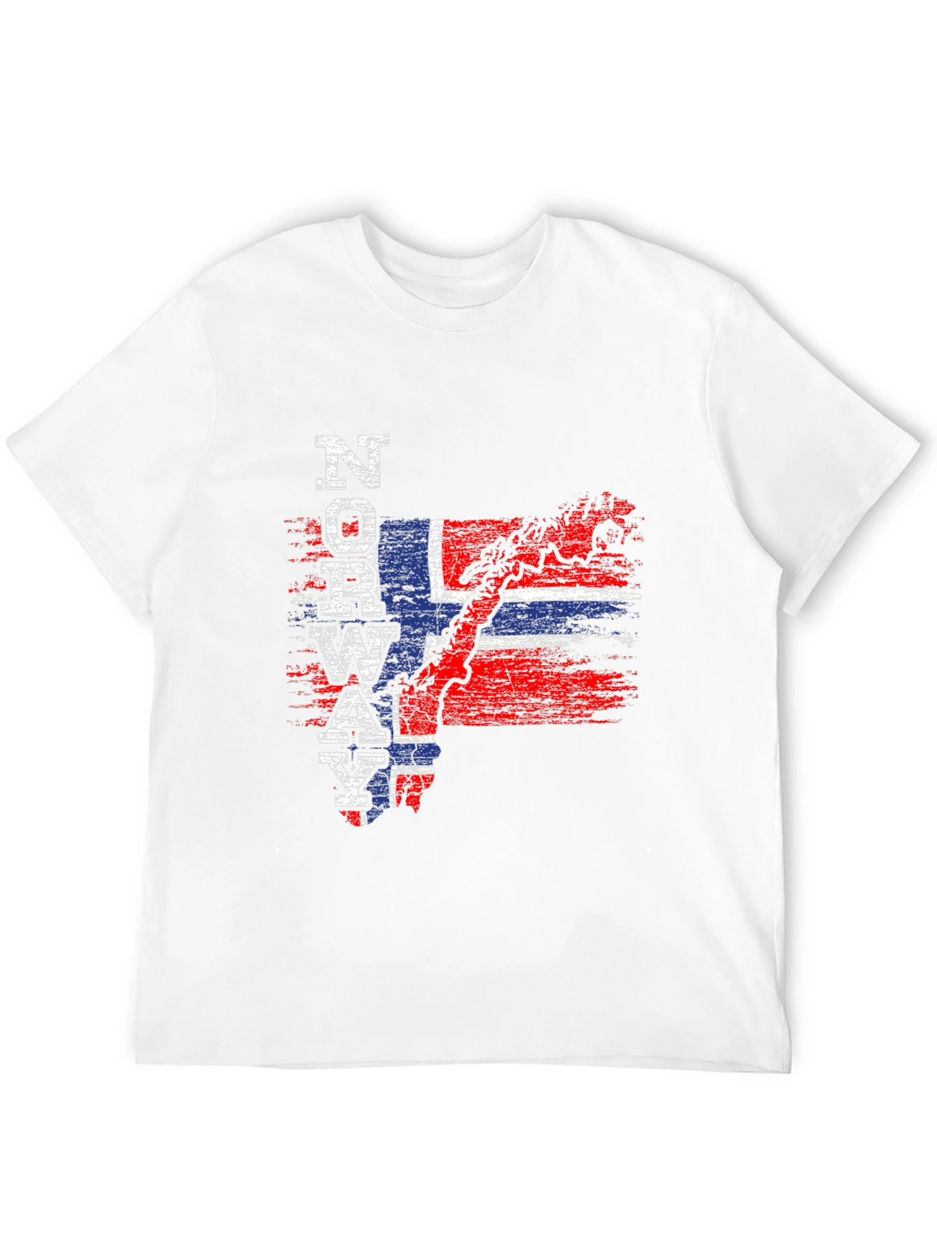 Norway Flag T-Shirt Patriotic Map Tee