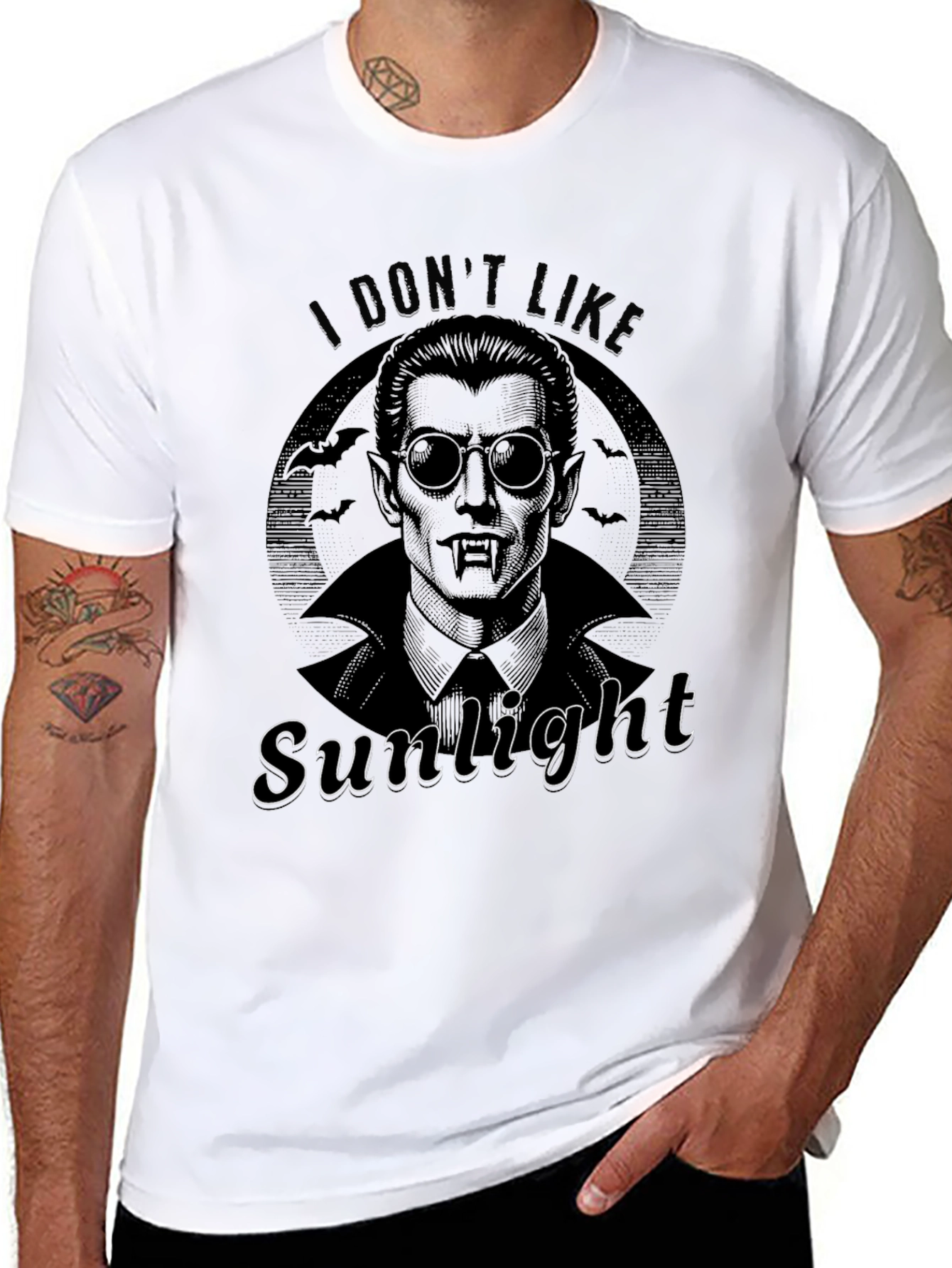 I Dont Like Sunlight Vampire T-Shirt