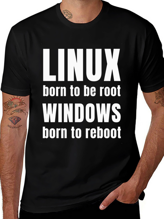 Linux vs Windows Programmer Humor T-Shirt