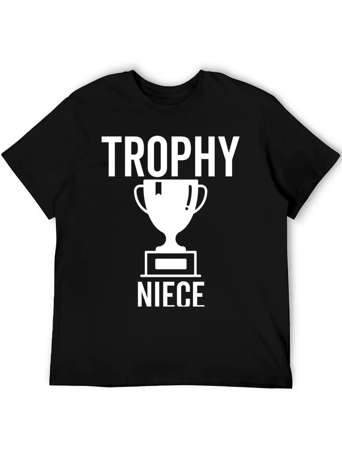 Trophy Niece Graphic Tee - Black Cotton T-Shirt