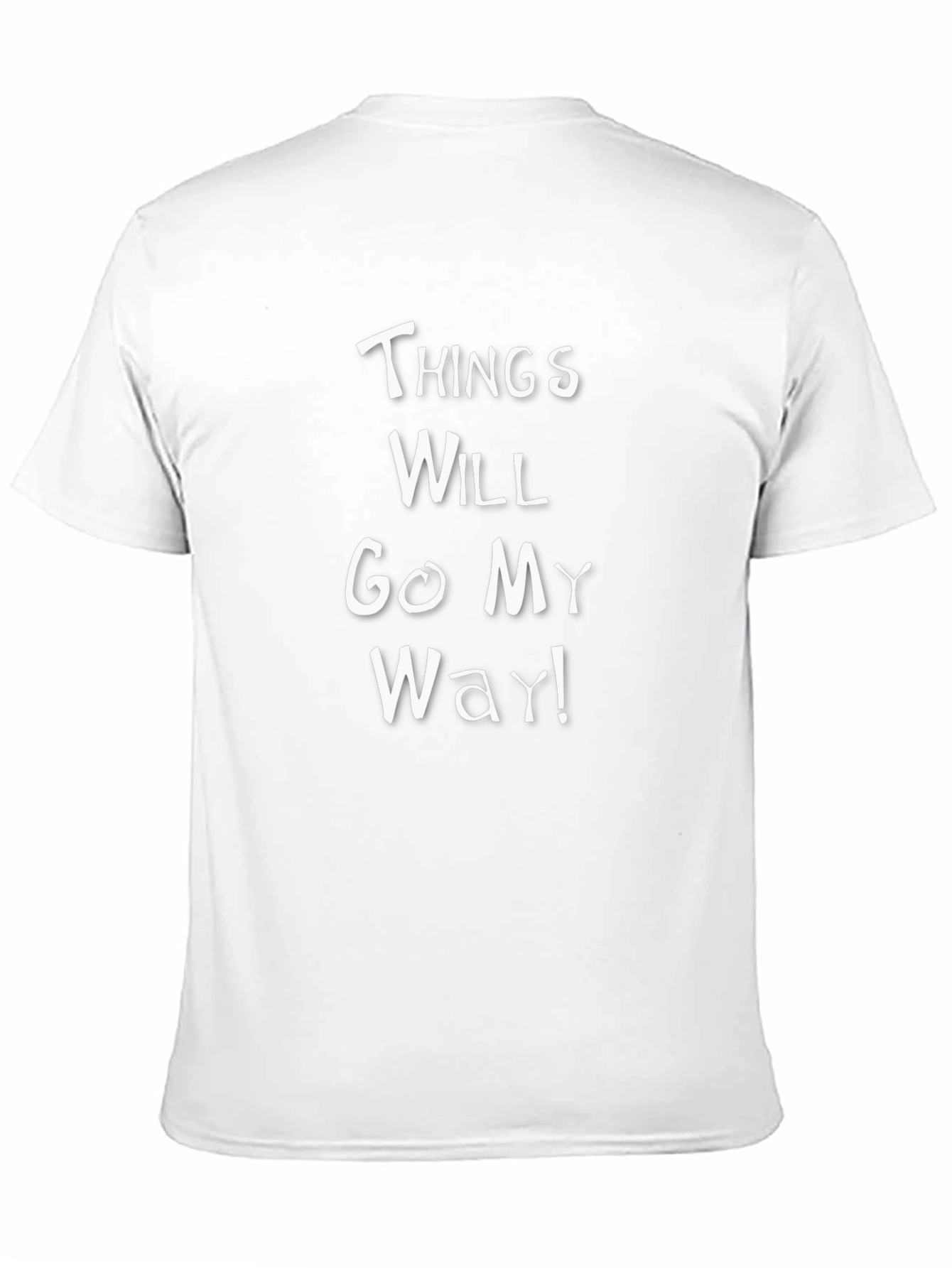 Things Will Go My Way Graphic Tee - Black
