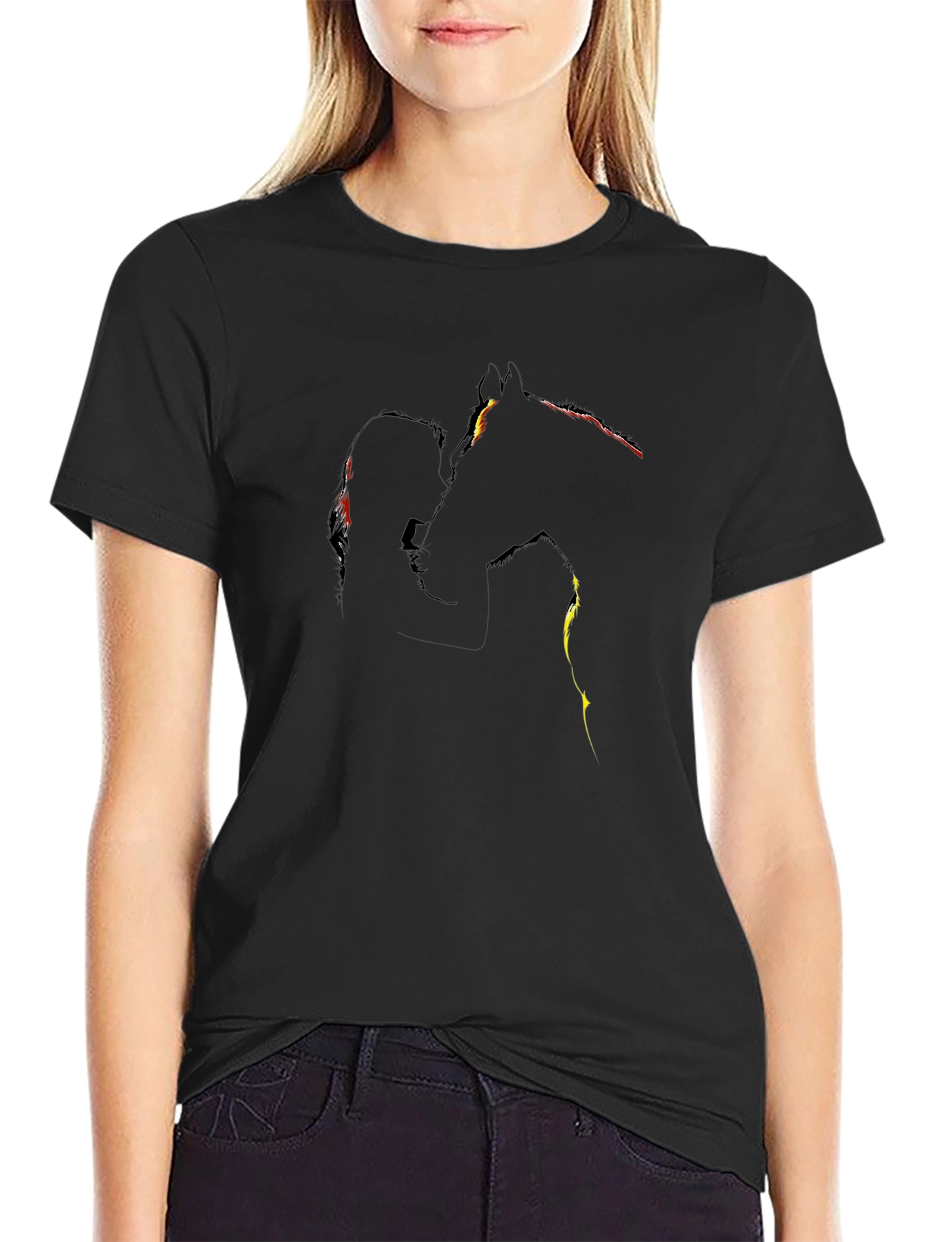 Equestrian Silhouette Graphic Tee