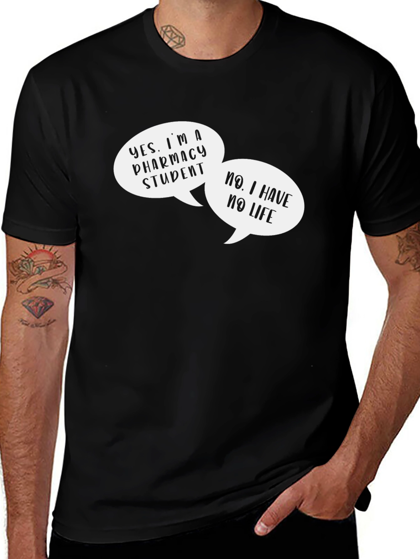 Pharmacy Student T-Shirt - Humorous Design