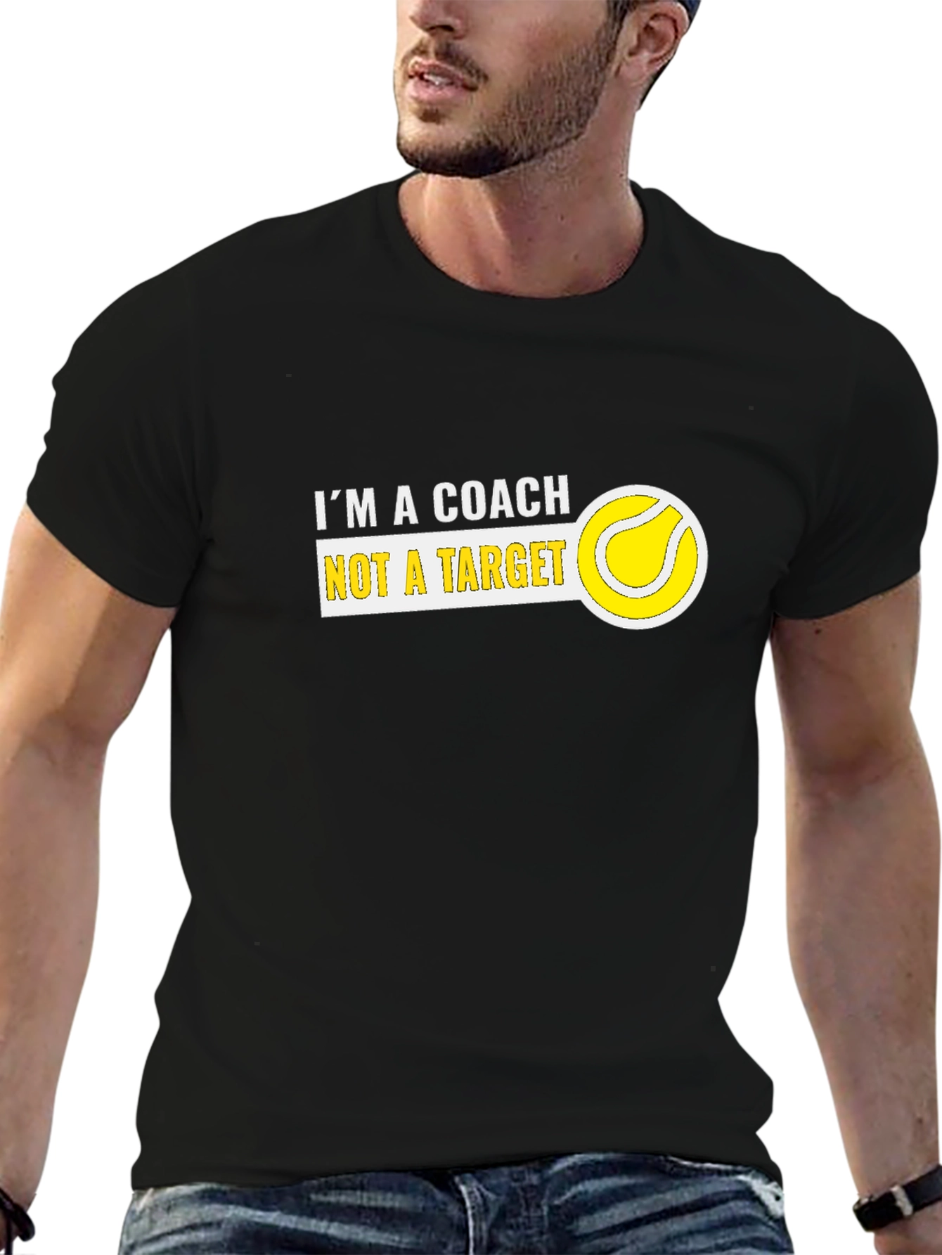 Coach Tennis T-Shirt - Not A Target