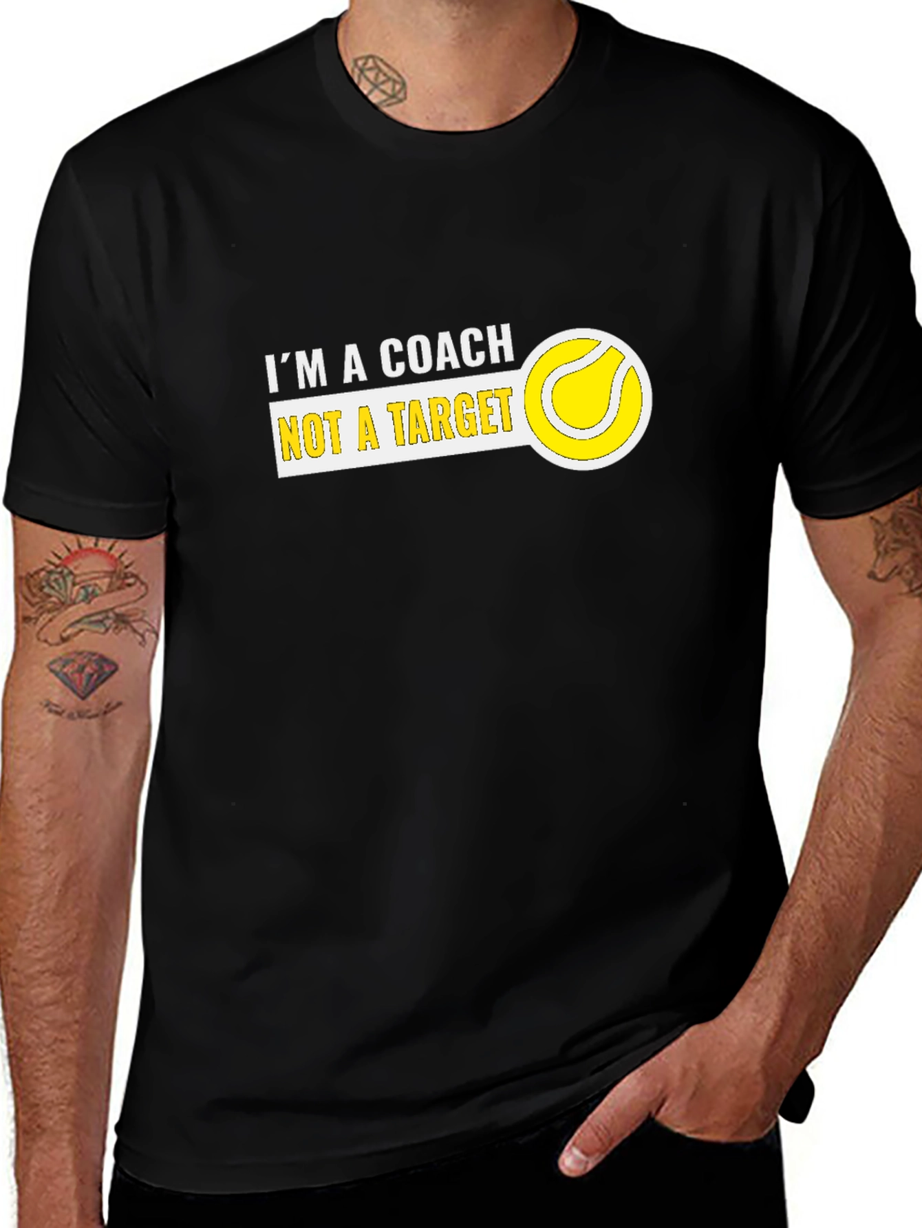 Coach Tennis T-Shirt - Not A Target