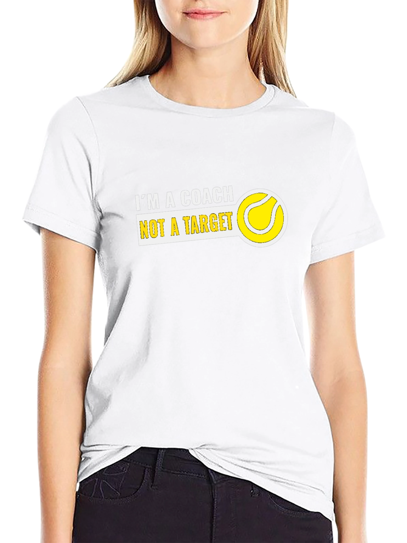 Coach Tennis T-Shirt - Not A Target