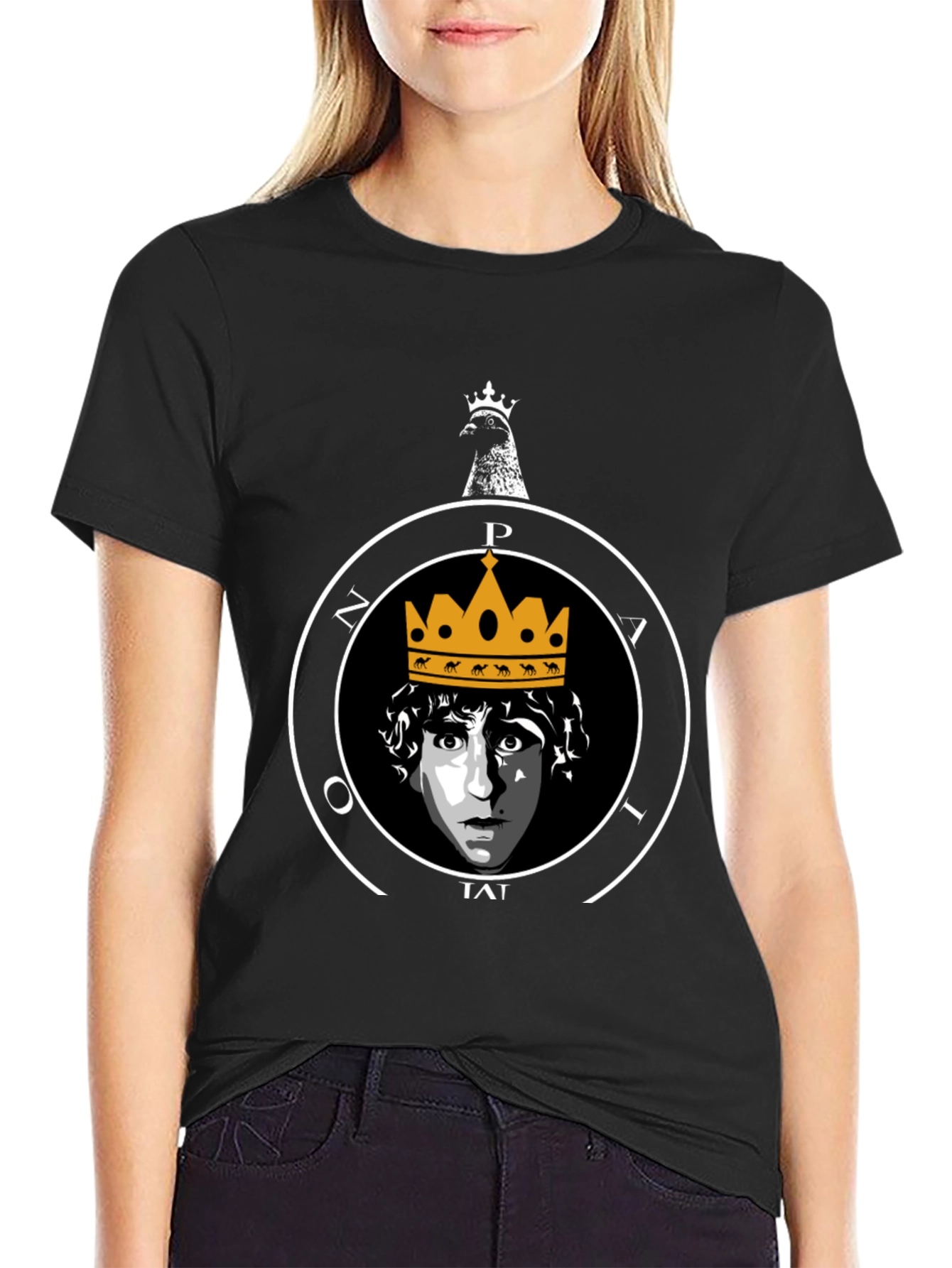 King Pigeon T-Shirt - Quirky Graphic Tee