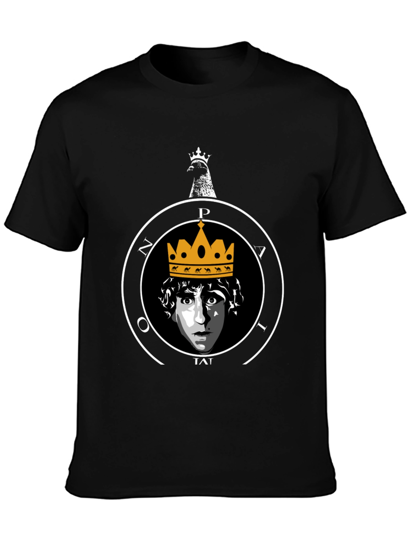 King Pigeon T-Shirt - Quirky Graphic Tee