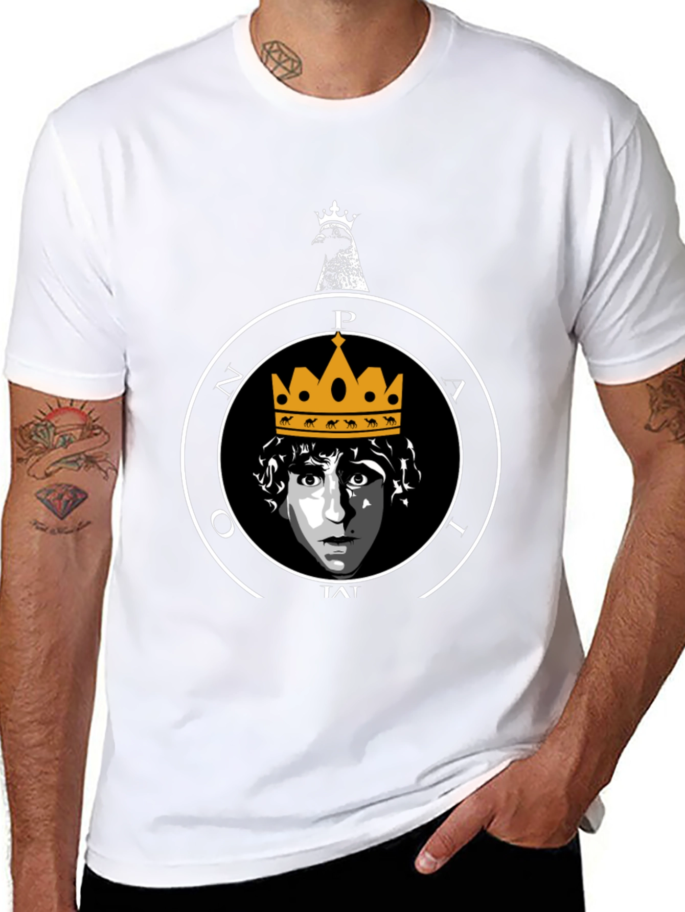 King Pigeon T-Shirt - Quirky Graphic Tee