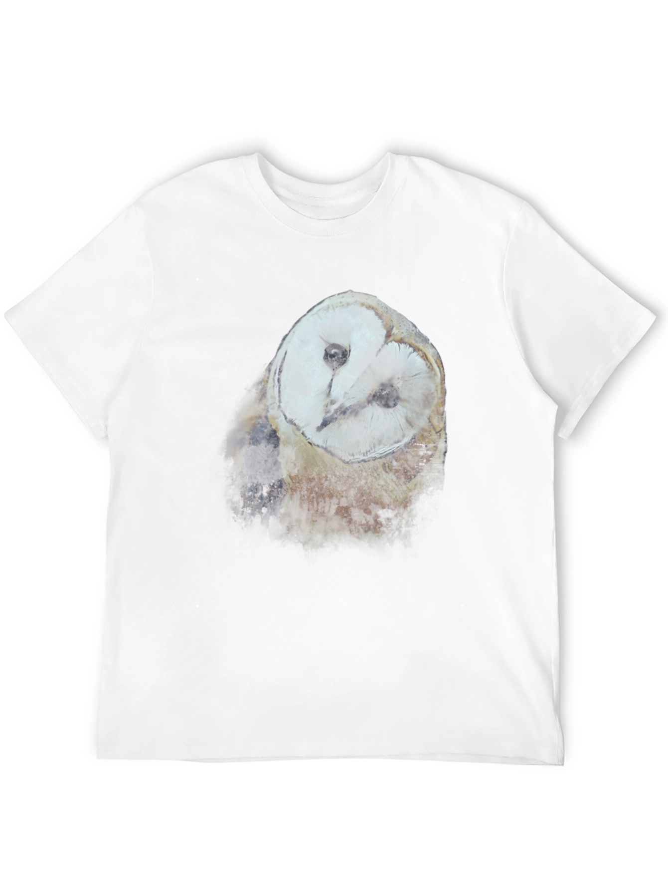 Owl Graphic T-Shirt - Black