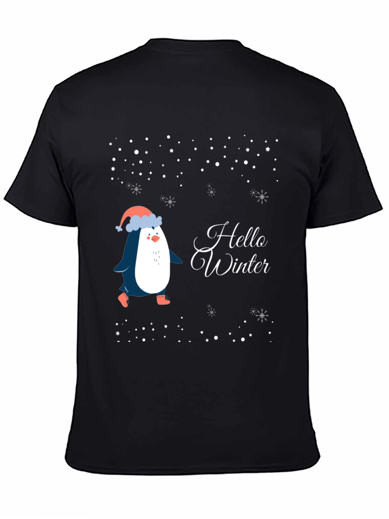 Hello Winter Penguin T-Shirt