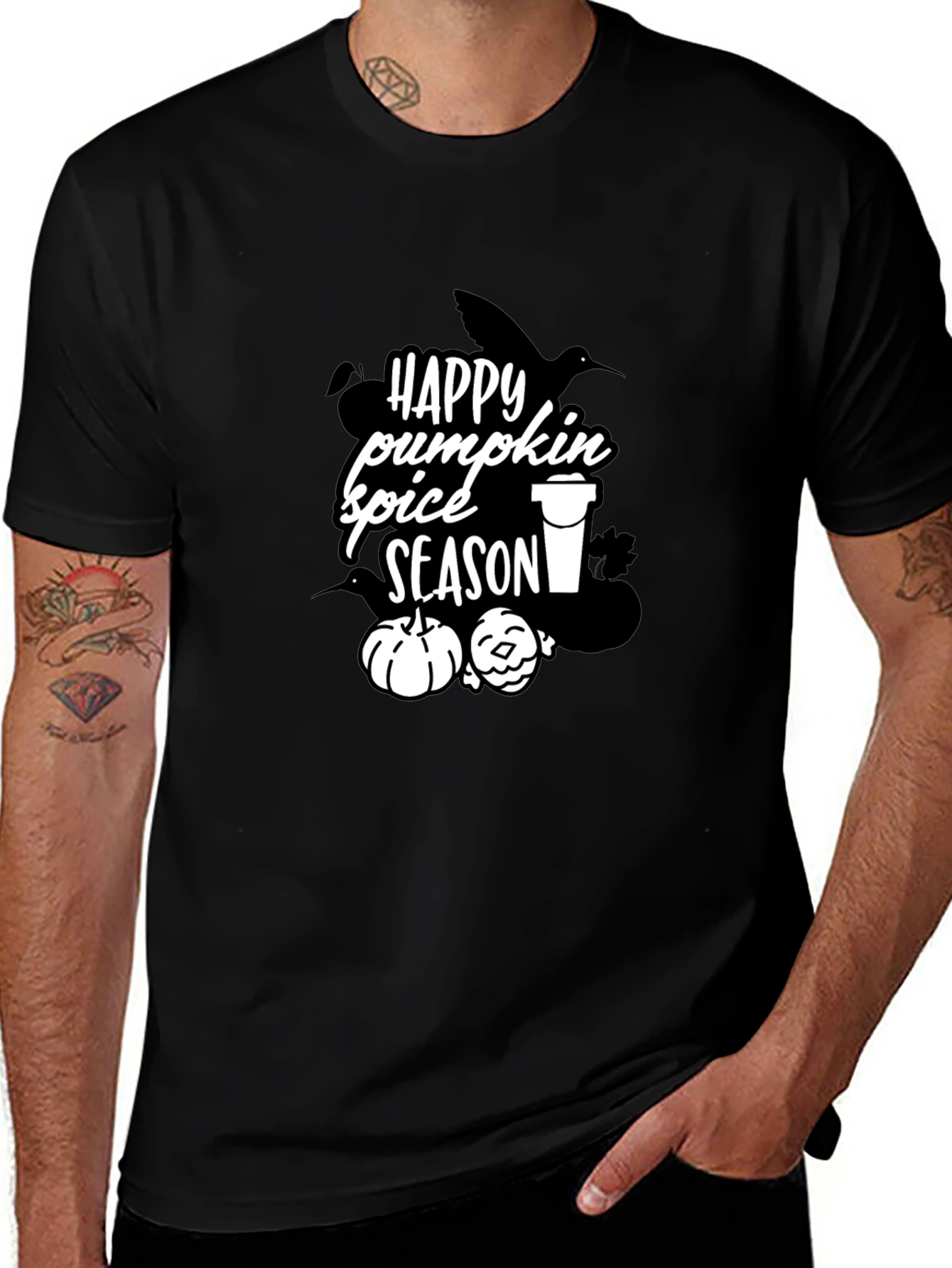 Happy Pumpkin Spice Season Graphic T-Shirt