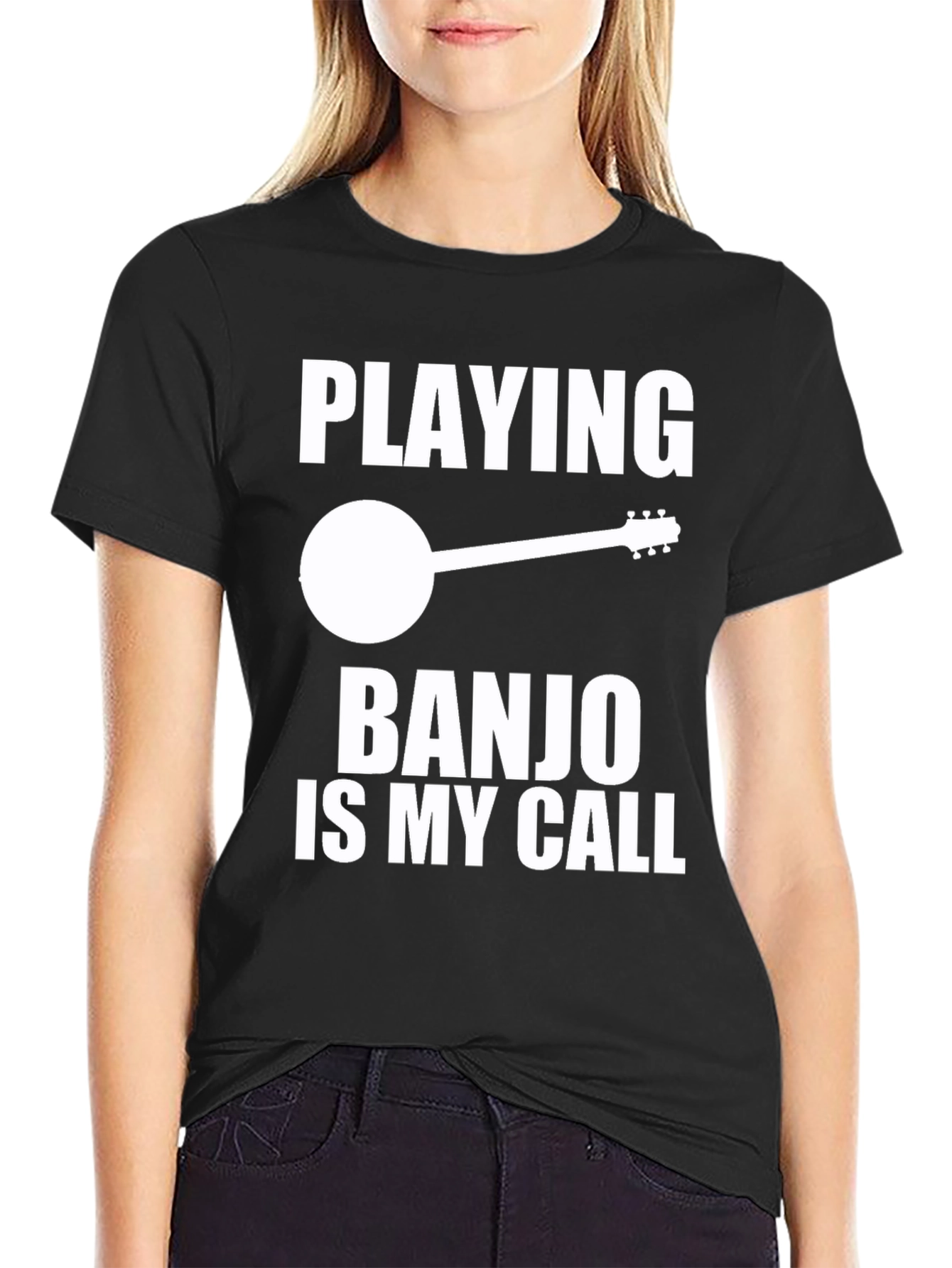 Banjo Player Graphic Tee - Music Lover Gift