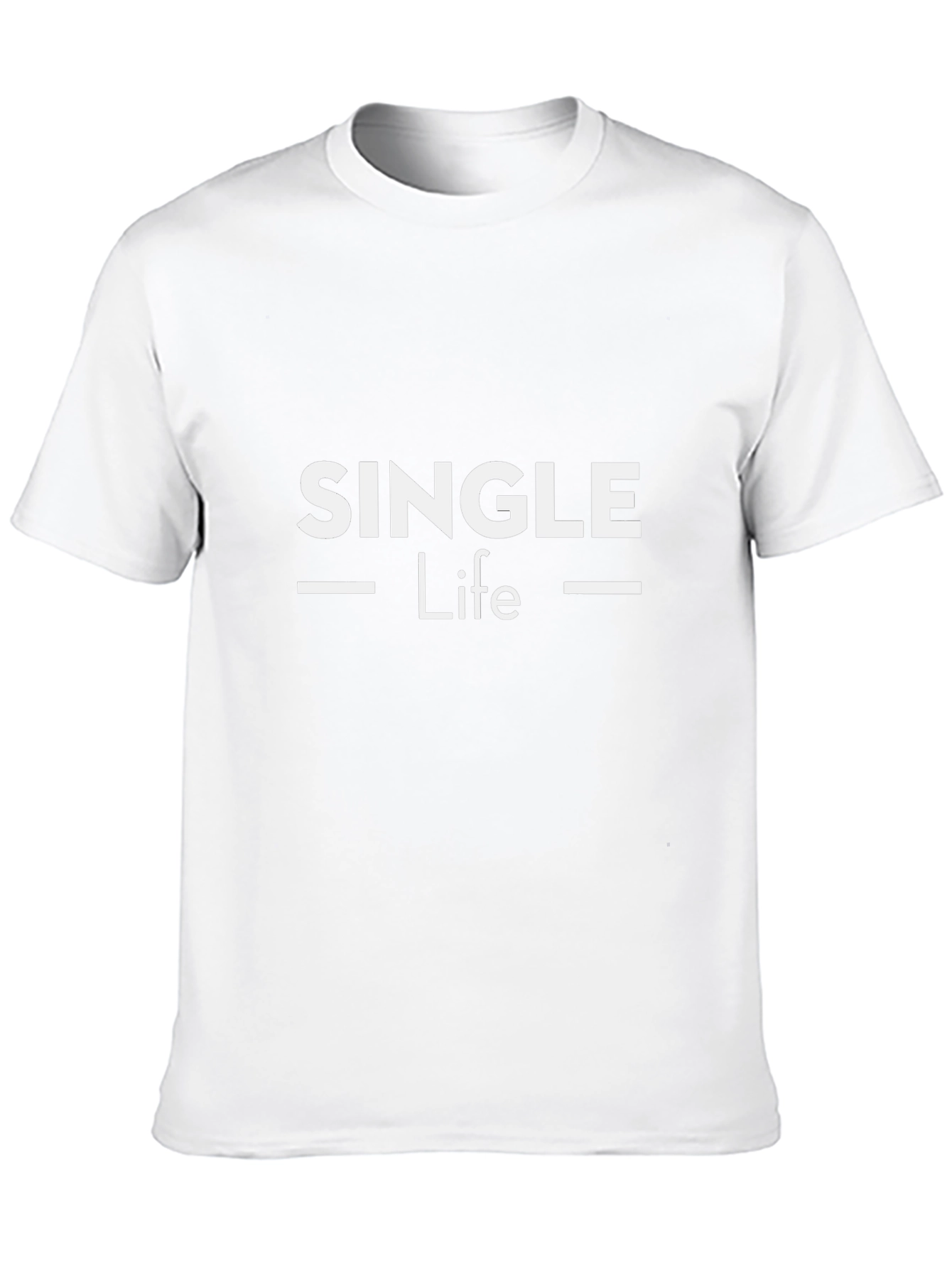 Single Life T-Shirt - Black Casual Tee