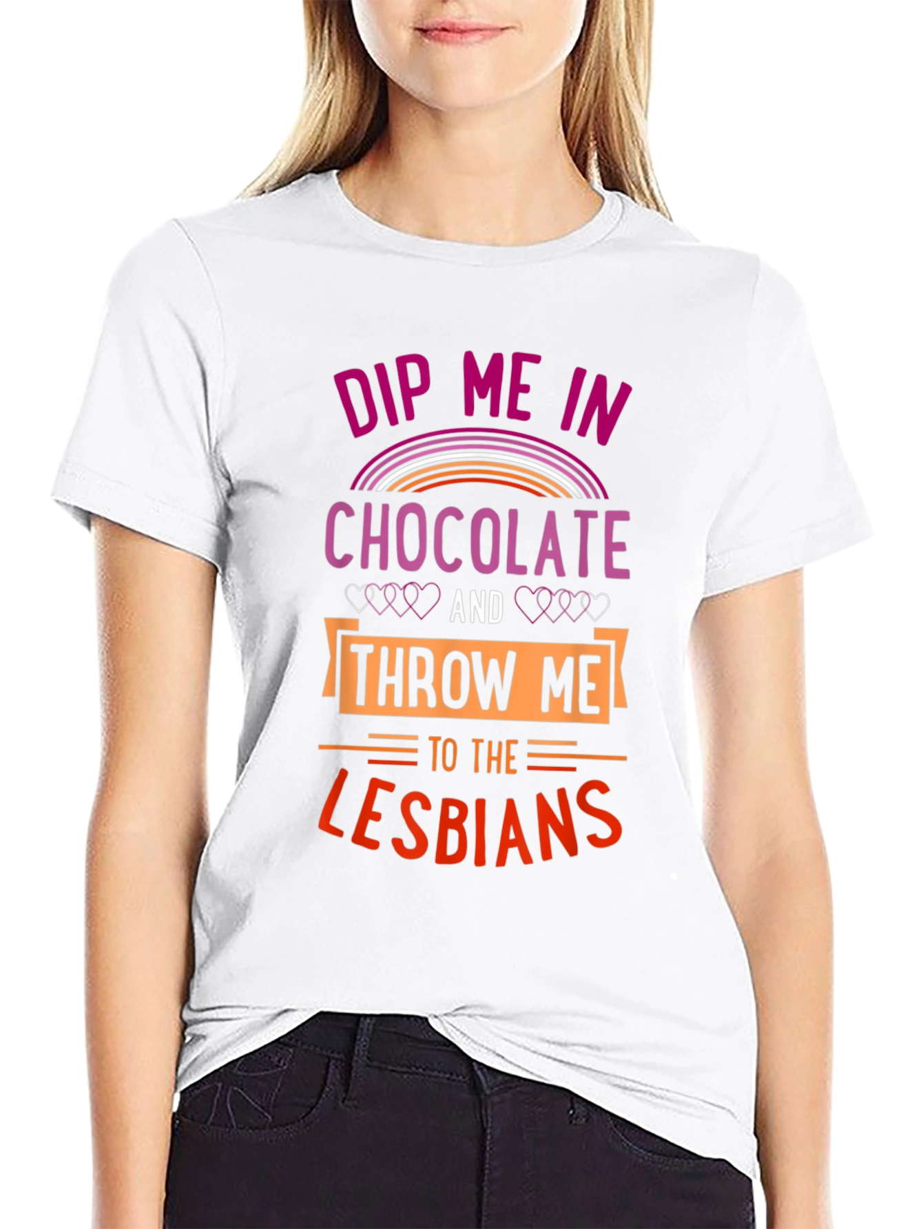 Dip Me In Chocolate Lesbians T-Shirt