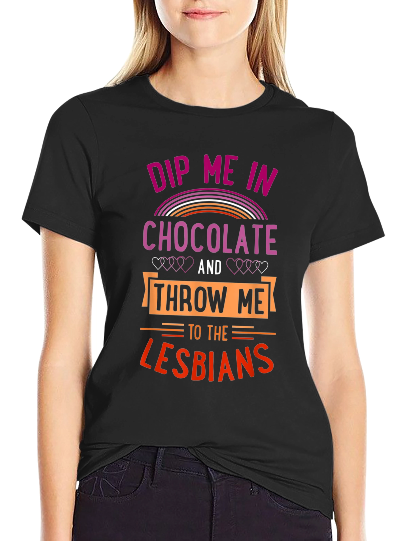 Dip Me In Chocolate Lesbians T-Shirt
