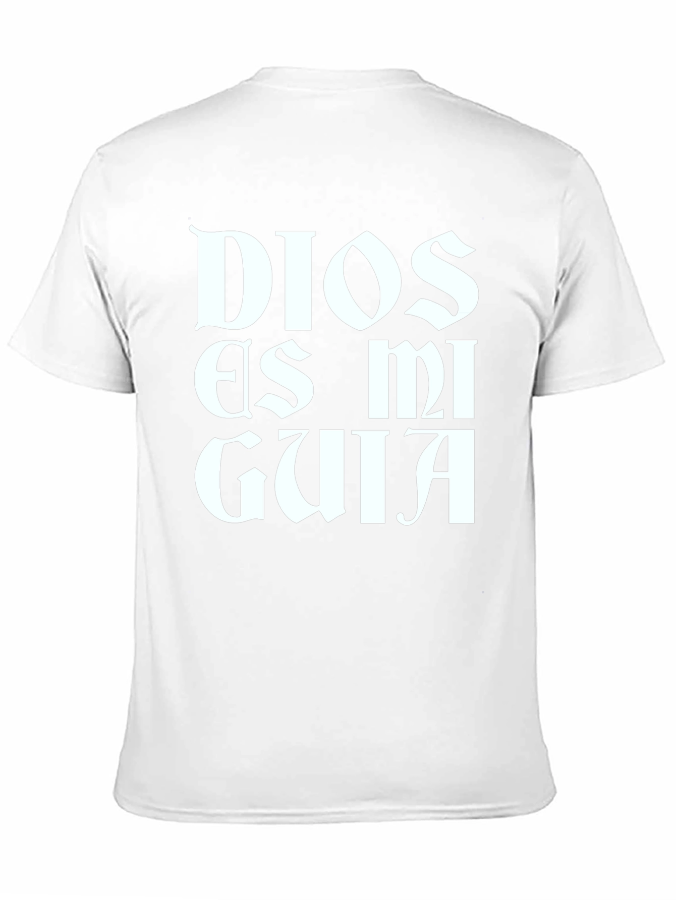 Dios Es Mi Guia Black Graphic Tee