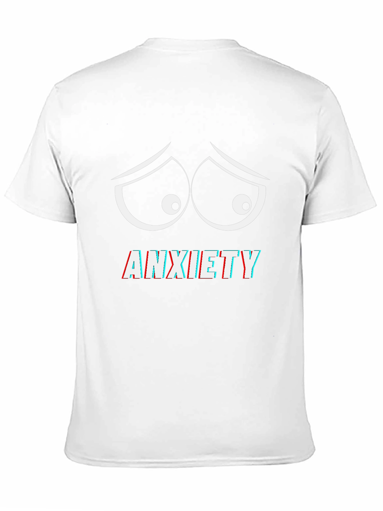 Anxiety Eyes Graphic Tee - Comfort Fit