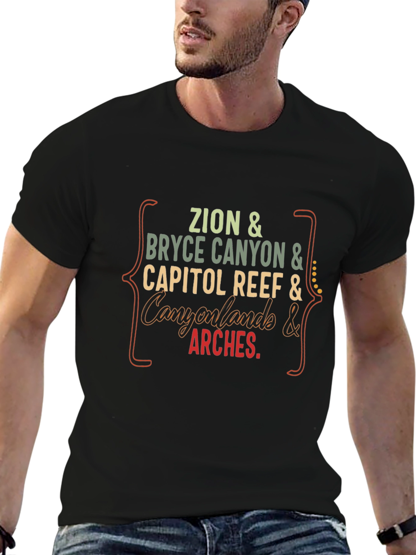 Utah National Parks T-Shirt: Zion Bryce Arches