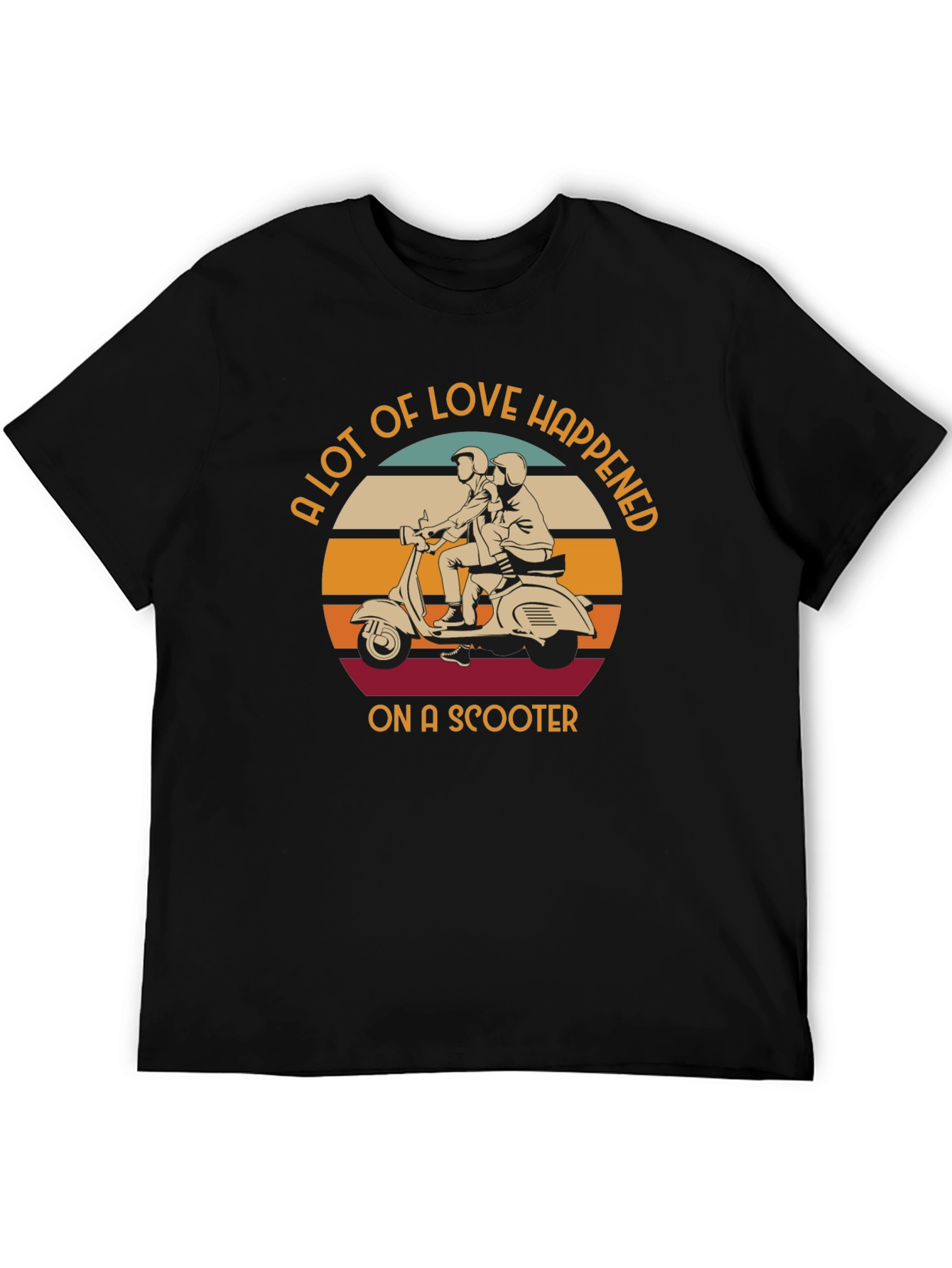 Love Happened on a Scooter T-Shirt