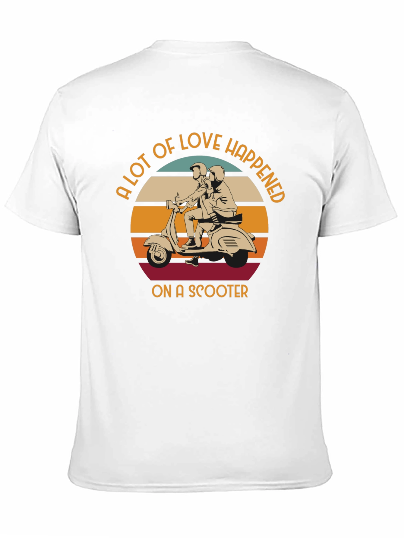 Love Happened on a Scooter T-Shirt