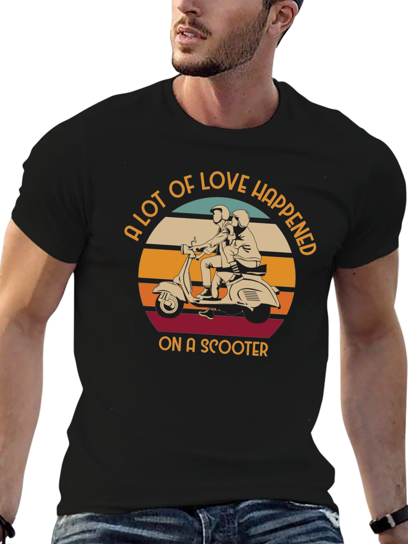 Love Happened on a Scooter T-Shirt
