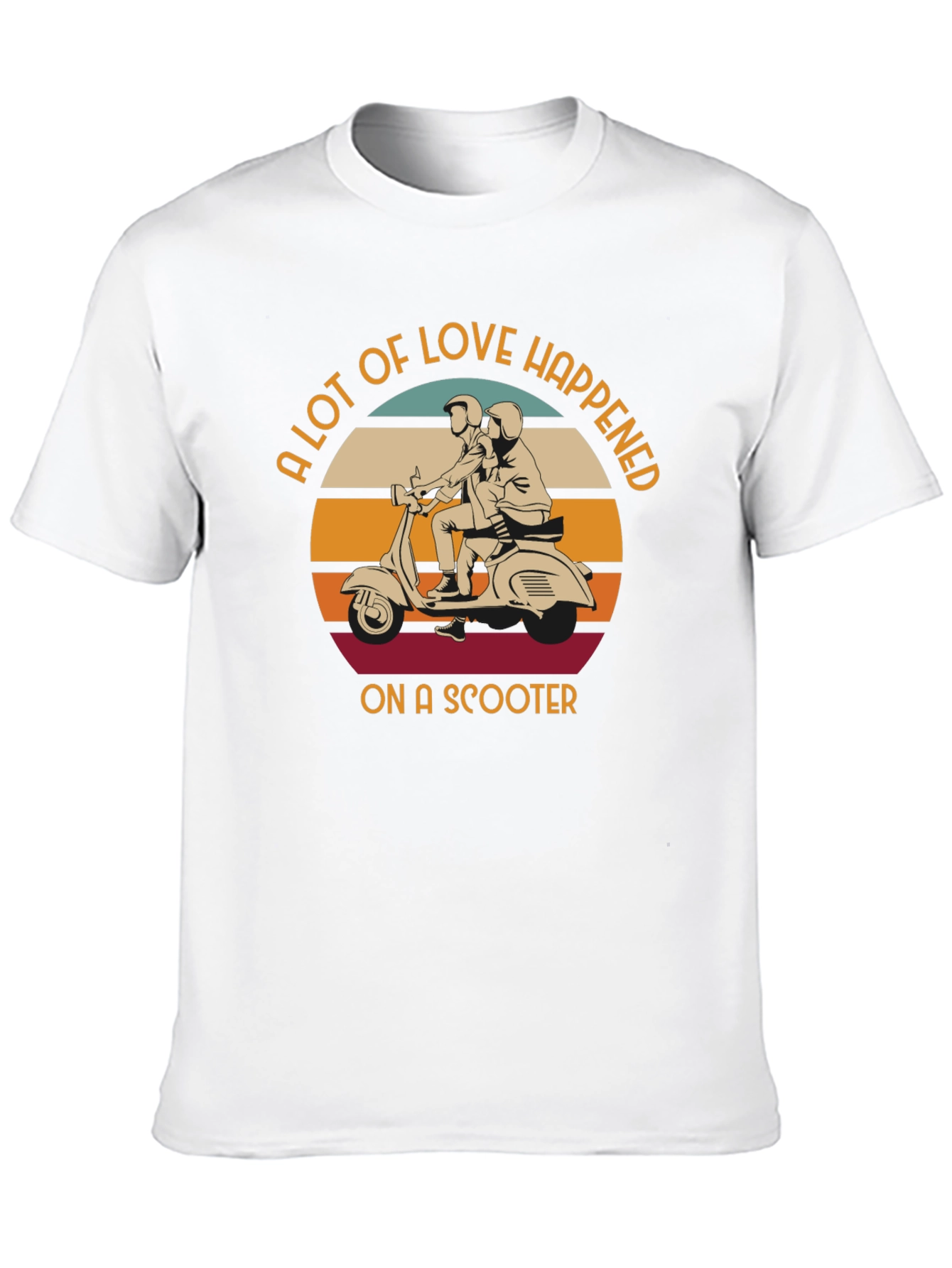 Love Happened on a Scooter T-Shirt